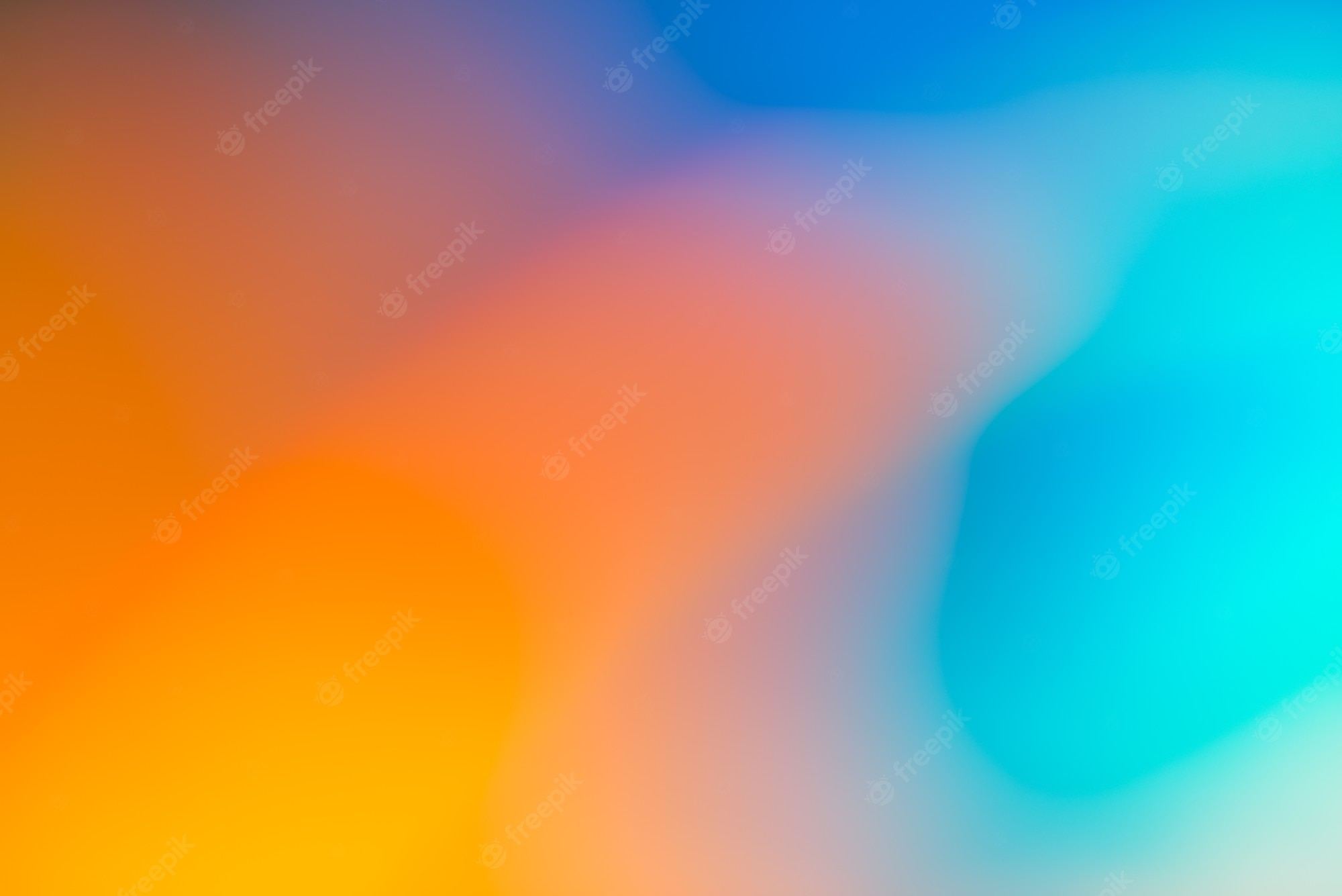 Orange Blue Gradient Mix Wallpapers