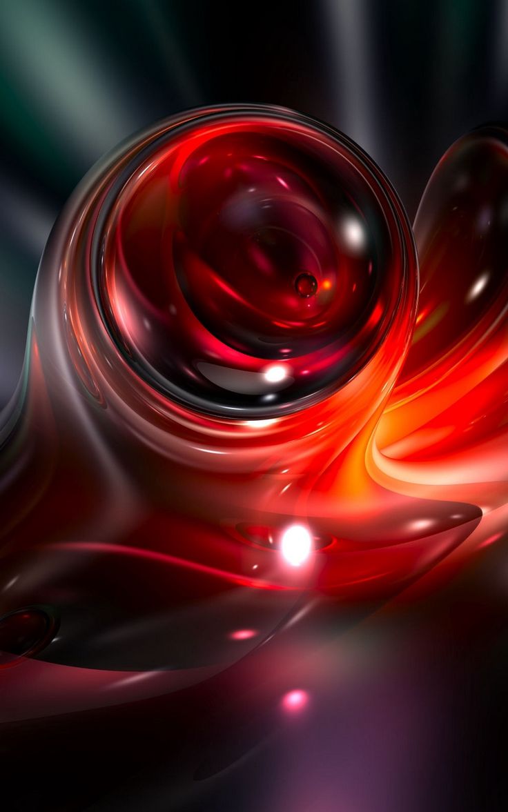 Abstract Dark Red Ball Wallpapers