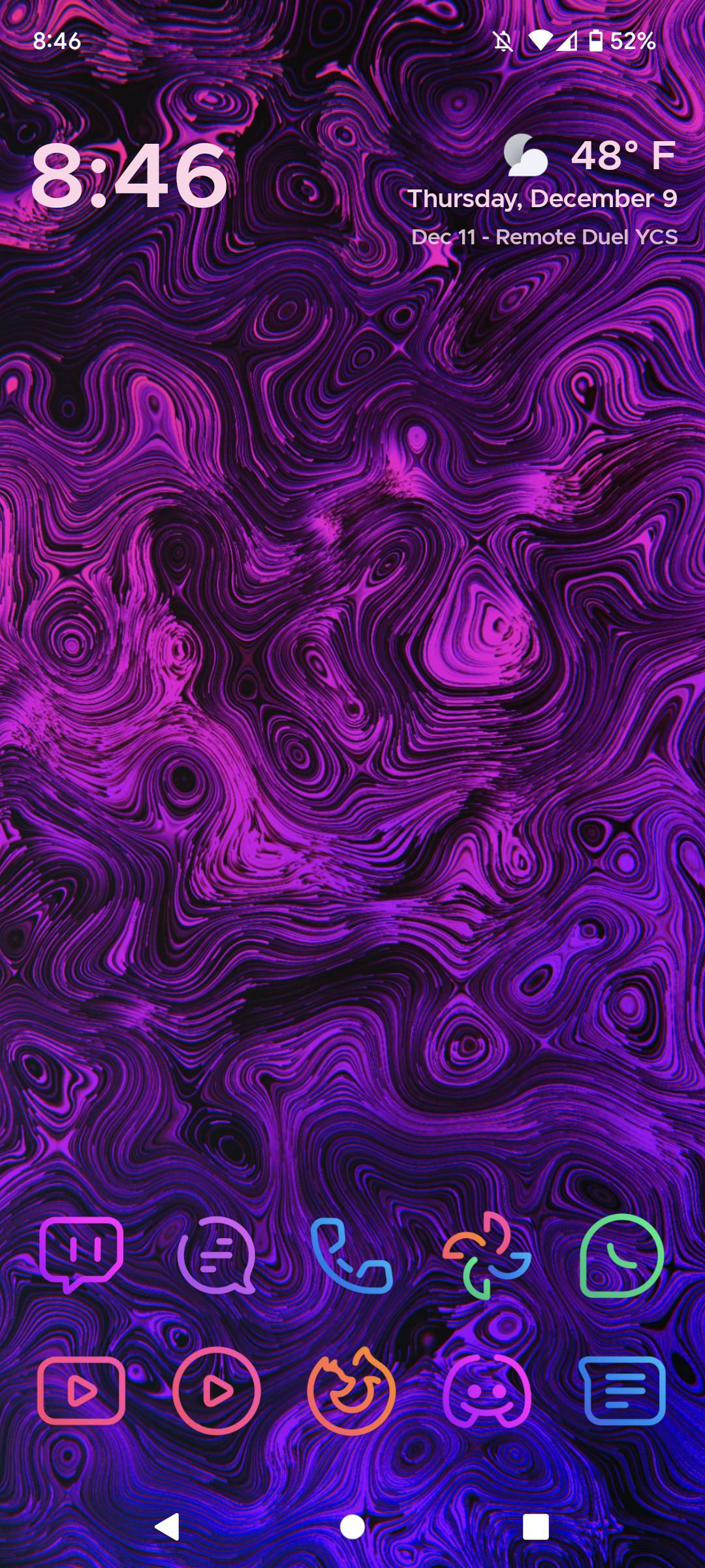 Purple Hysteresis Abstract Wallpapers