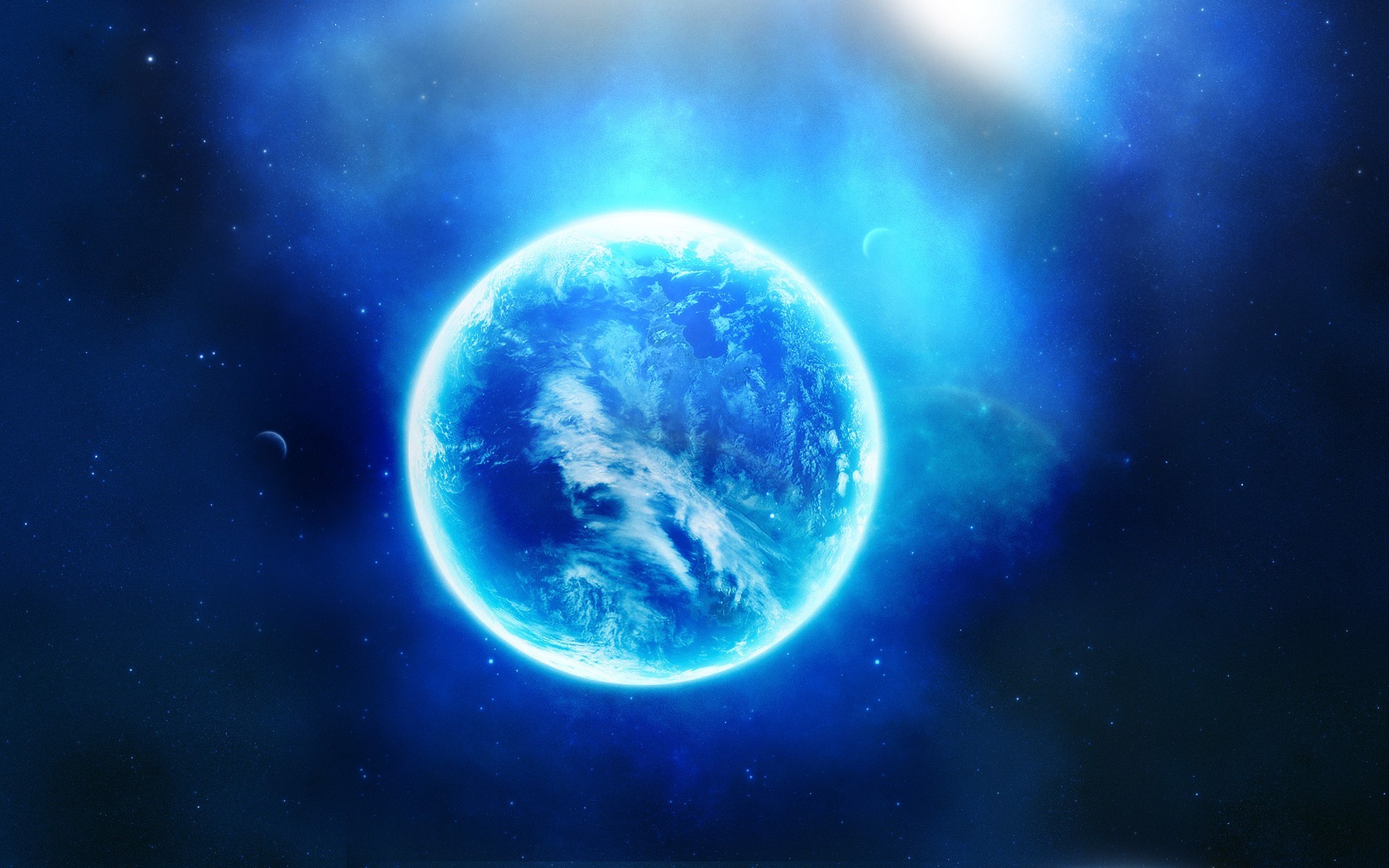 Glowing Sphere Digital Art Wallpapers