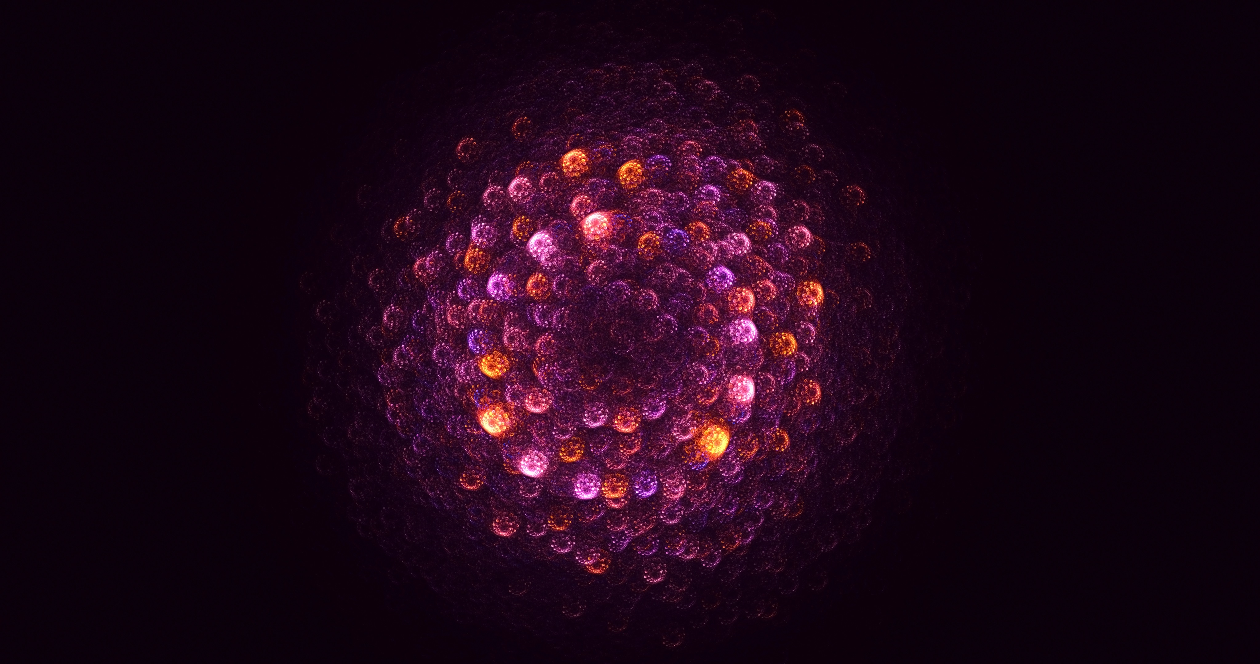 Glowing Sphere Digital Art Wallpapers