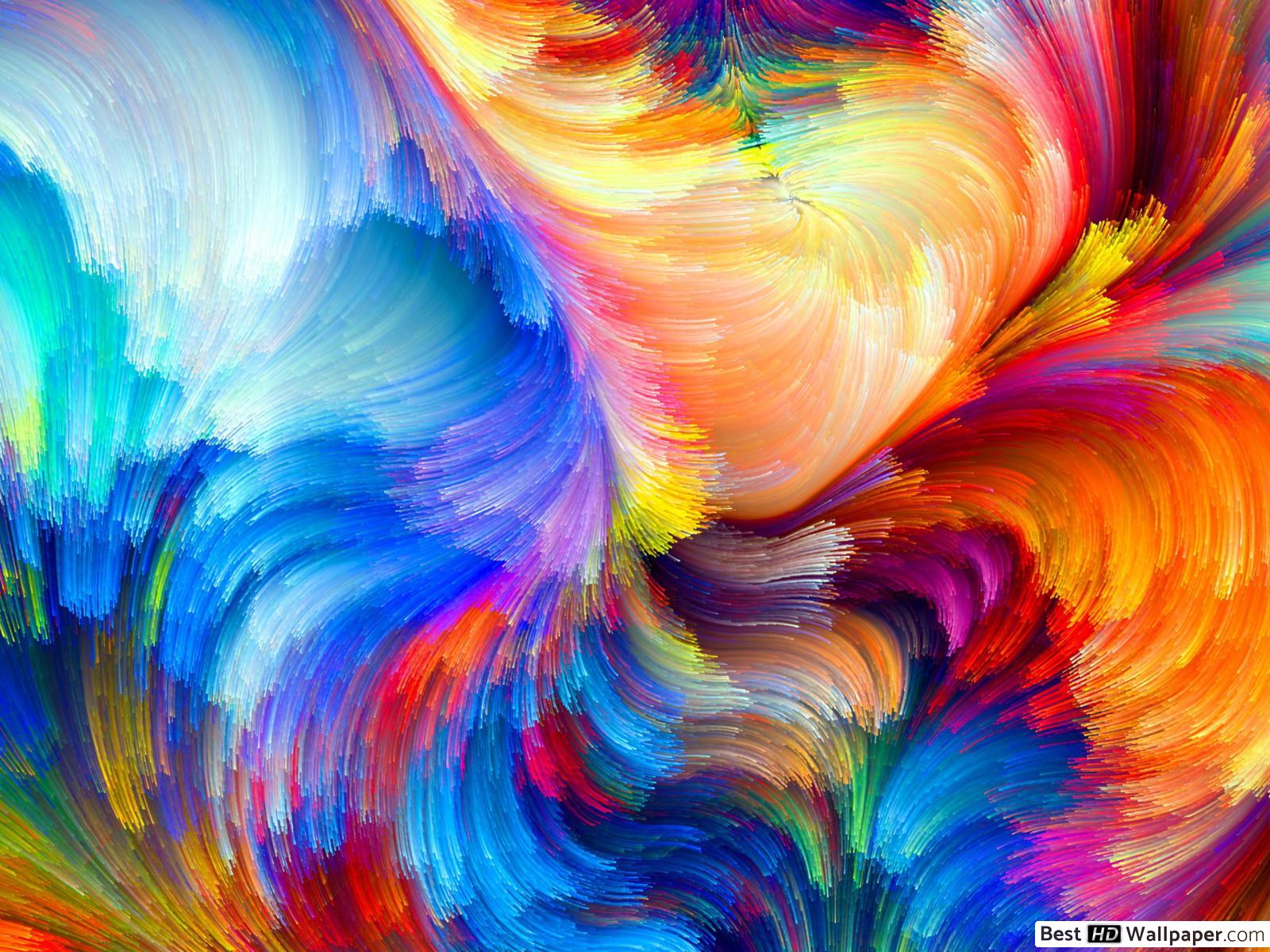 Abstract Color Stroke Wallpapers