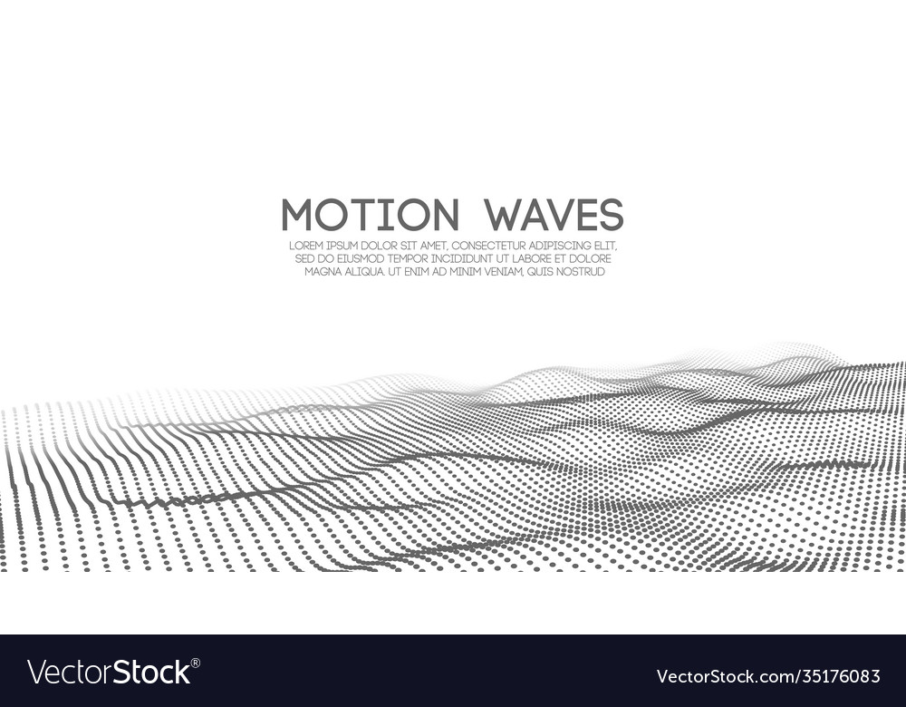 Abstract Digital Wave Wallpapers