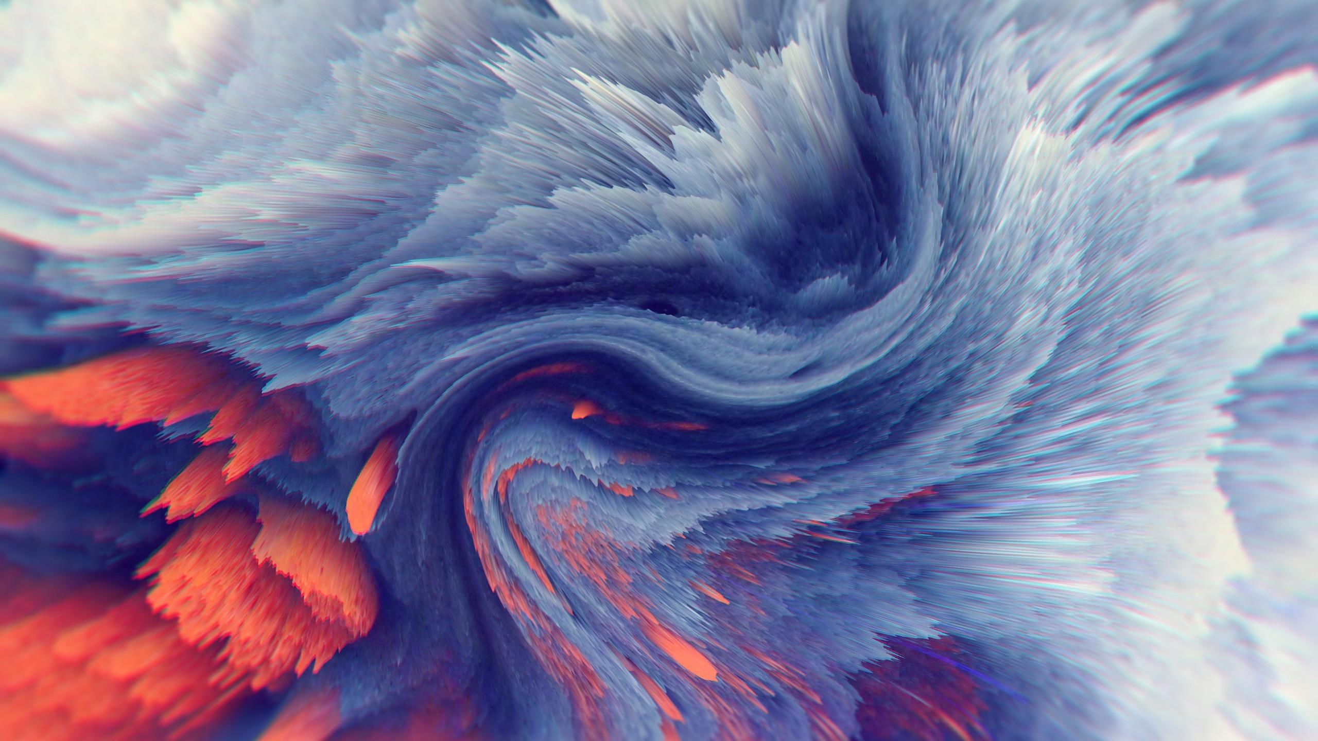 Abstract Digital Wave Wallpapers
