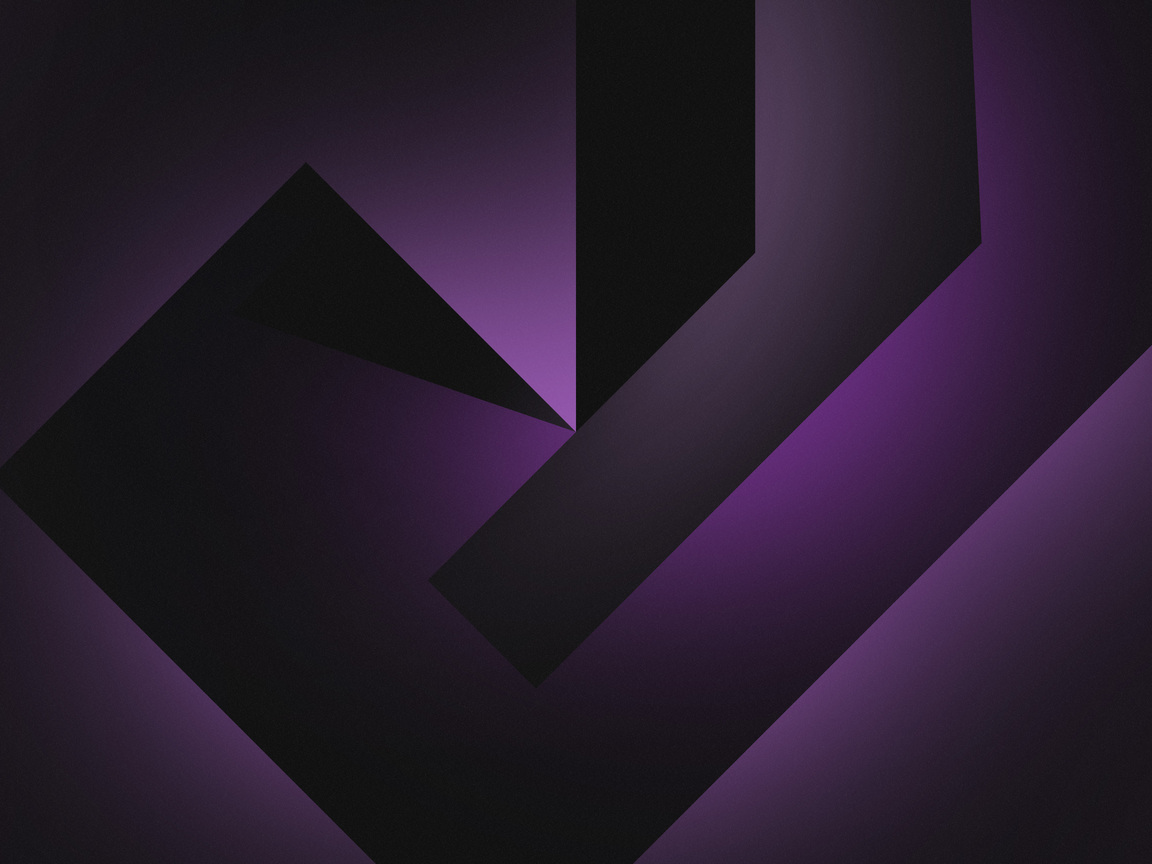 Violet Geometric Dark Shapes Wallpapers