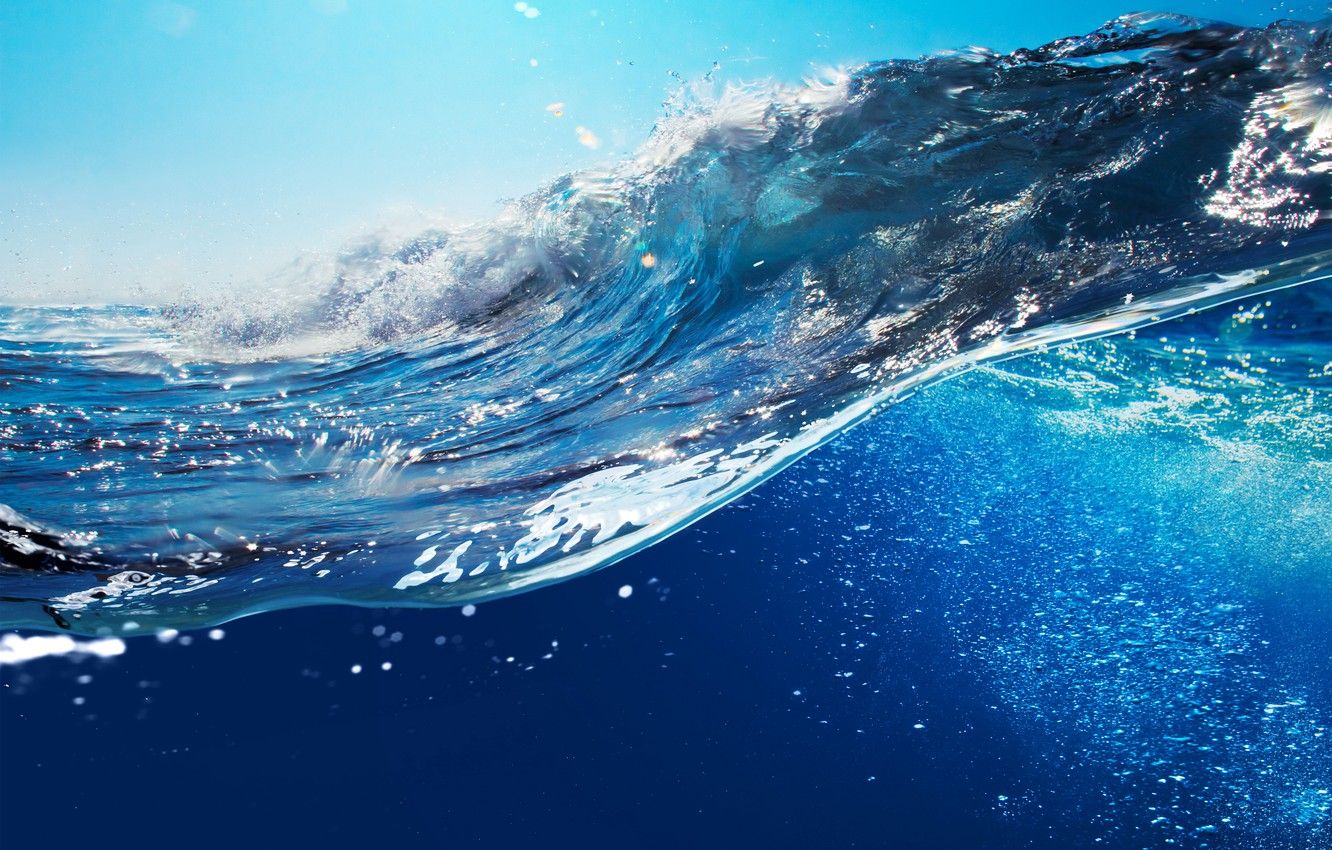 Blue Ray Waves Wallpapers