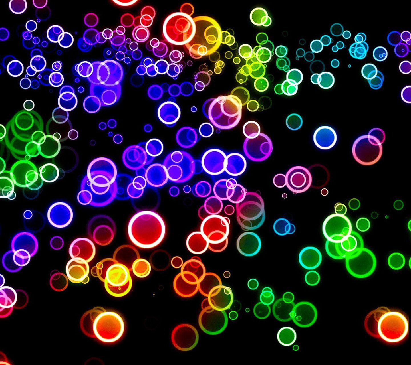 Colorful Neon Bubbles Wallpapers