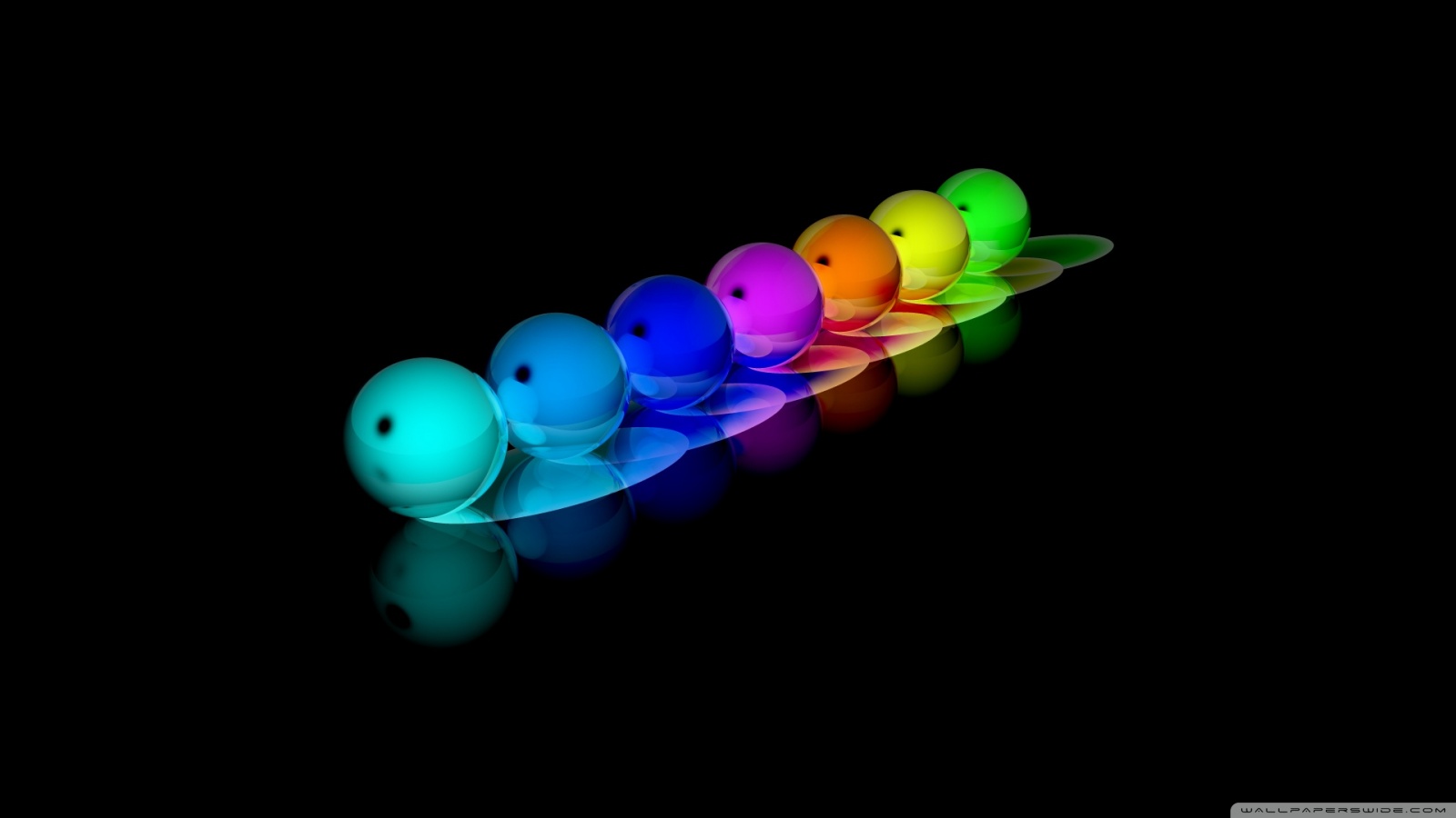 Colorful Neon Bubbles Wallpapers