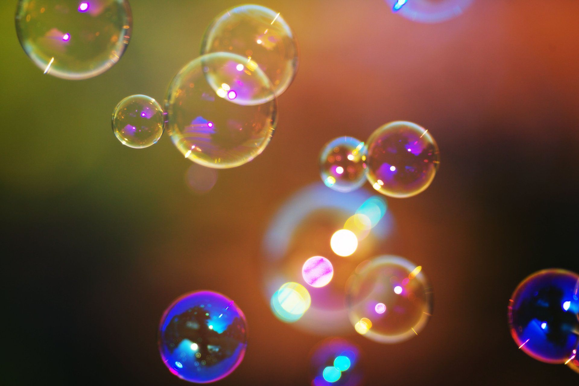 Colorful Neon Bubbles Wallpapers