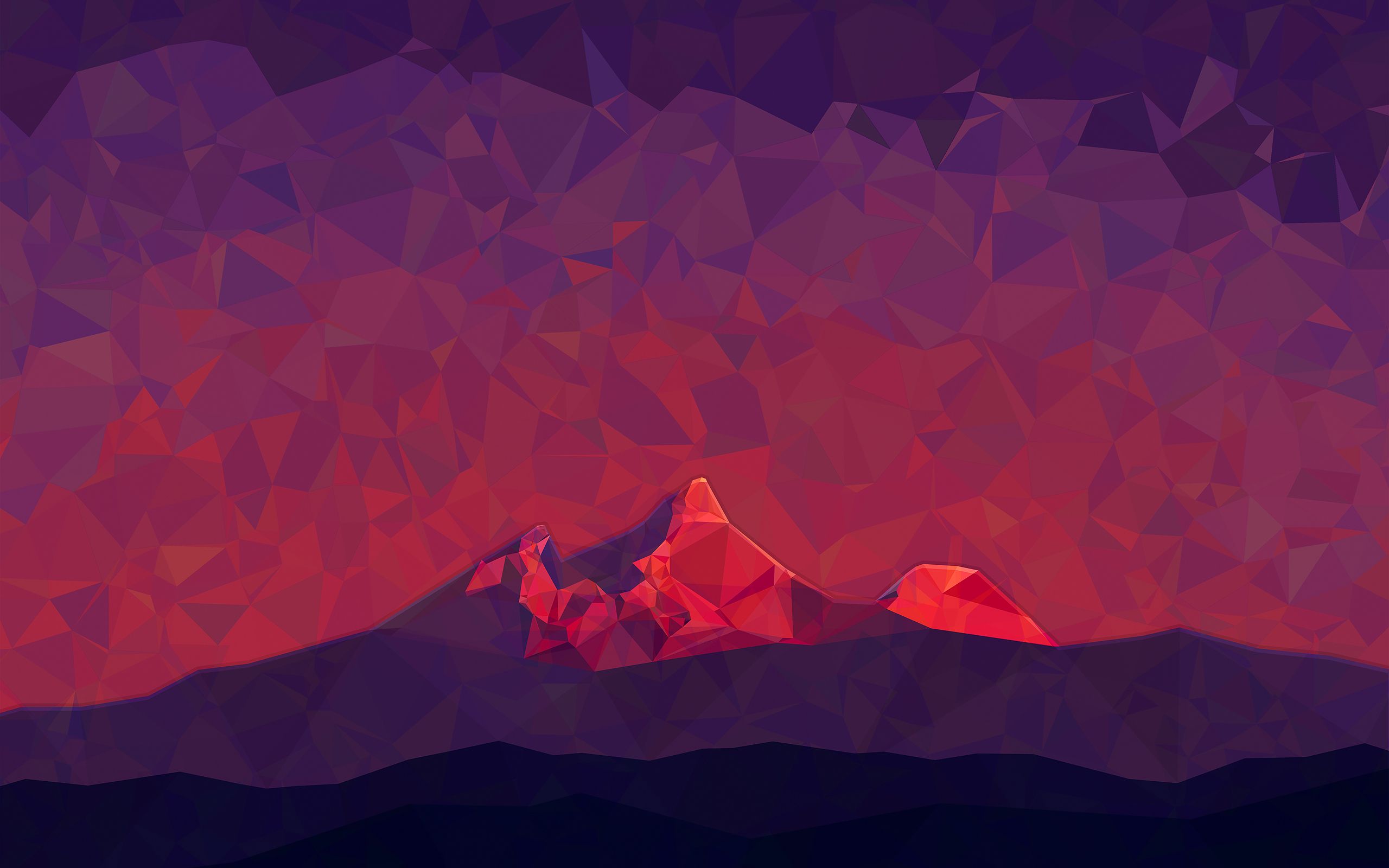 Polygon Mountains Wallpapers