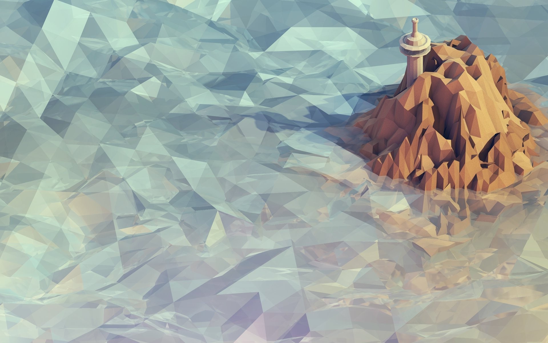 Polygon Mountains Wallpapers