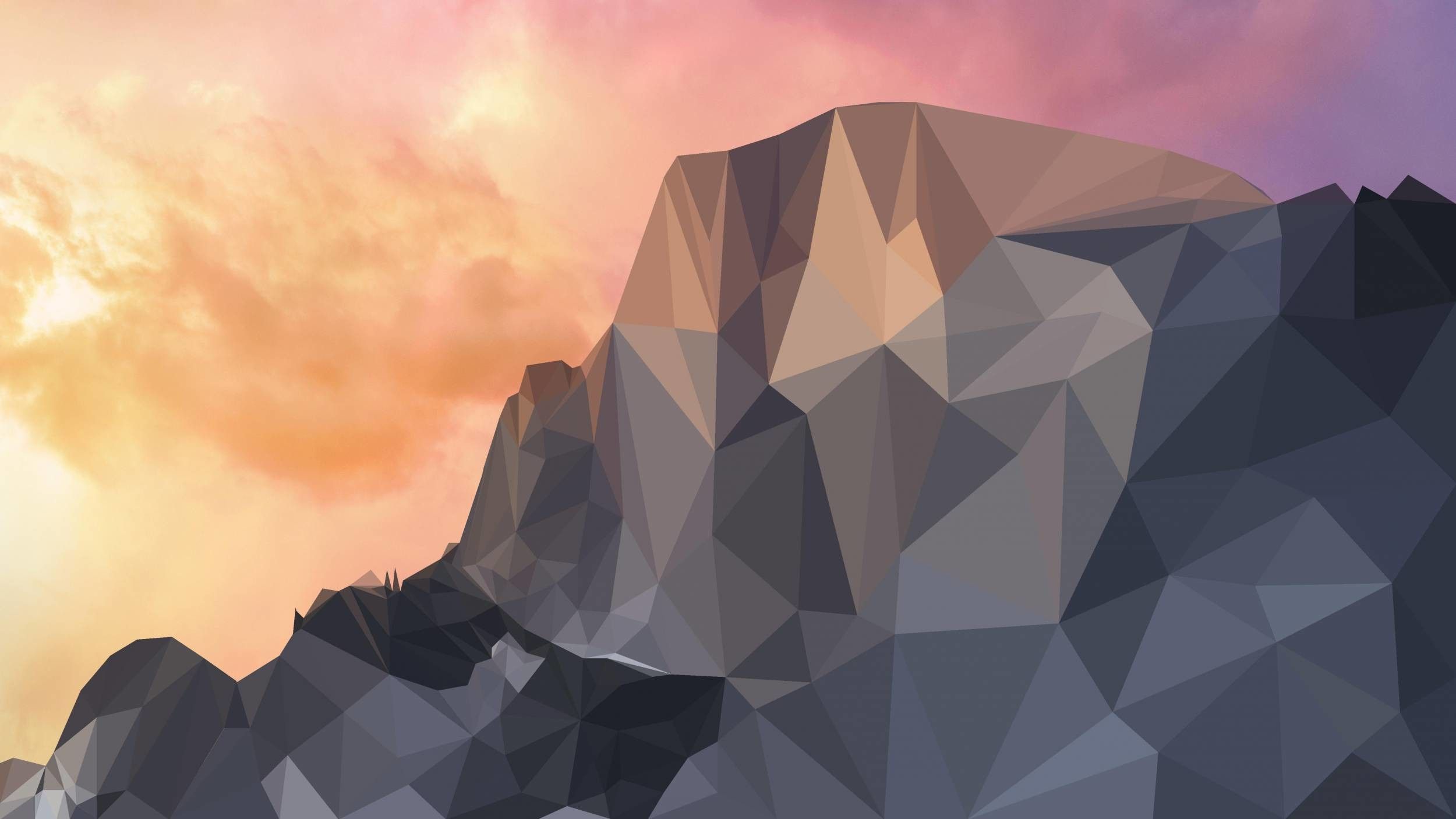 Polygon Mountains Wallpapers