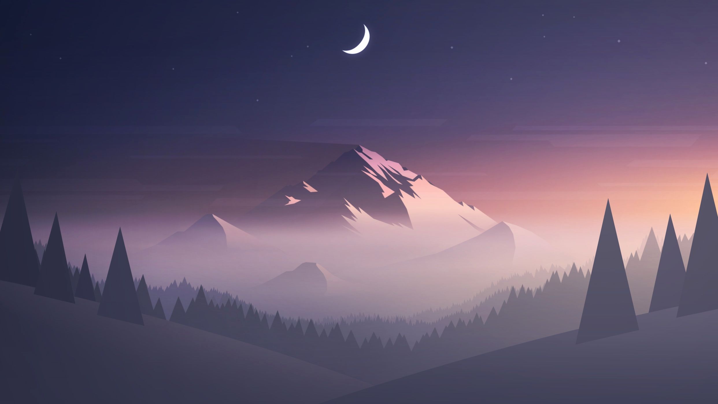 Polygon Mountains Wallpapers