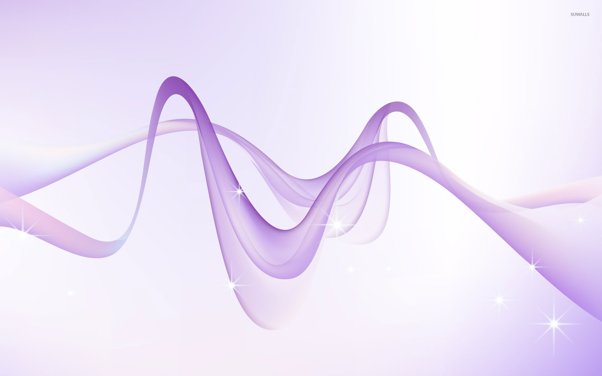 Purple Oval Waves Wallpapers