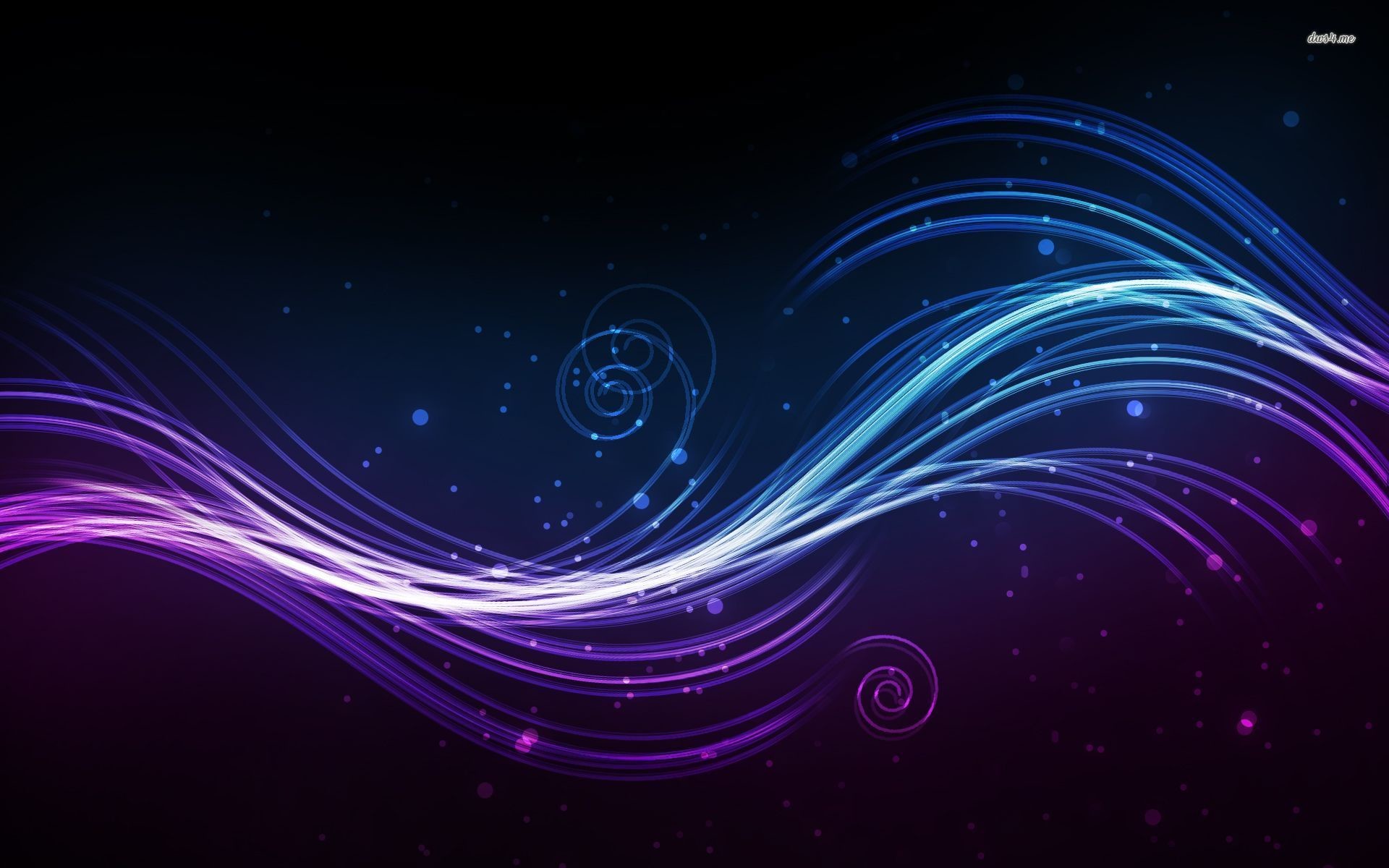 Purple Oval Waves Wallpapers