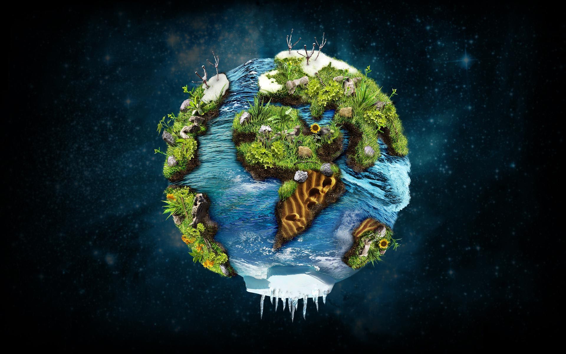 Earth Digital Art Wallpapers