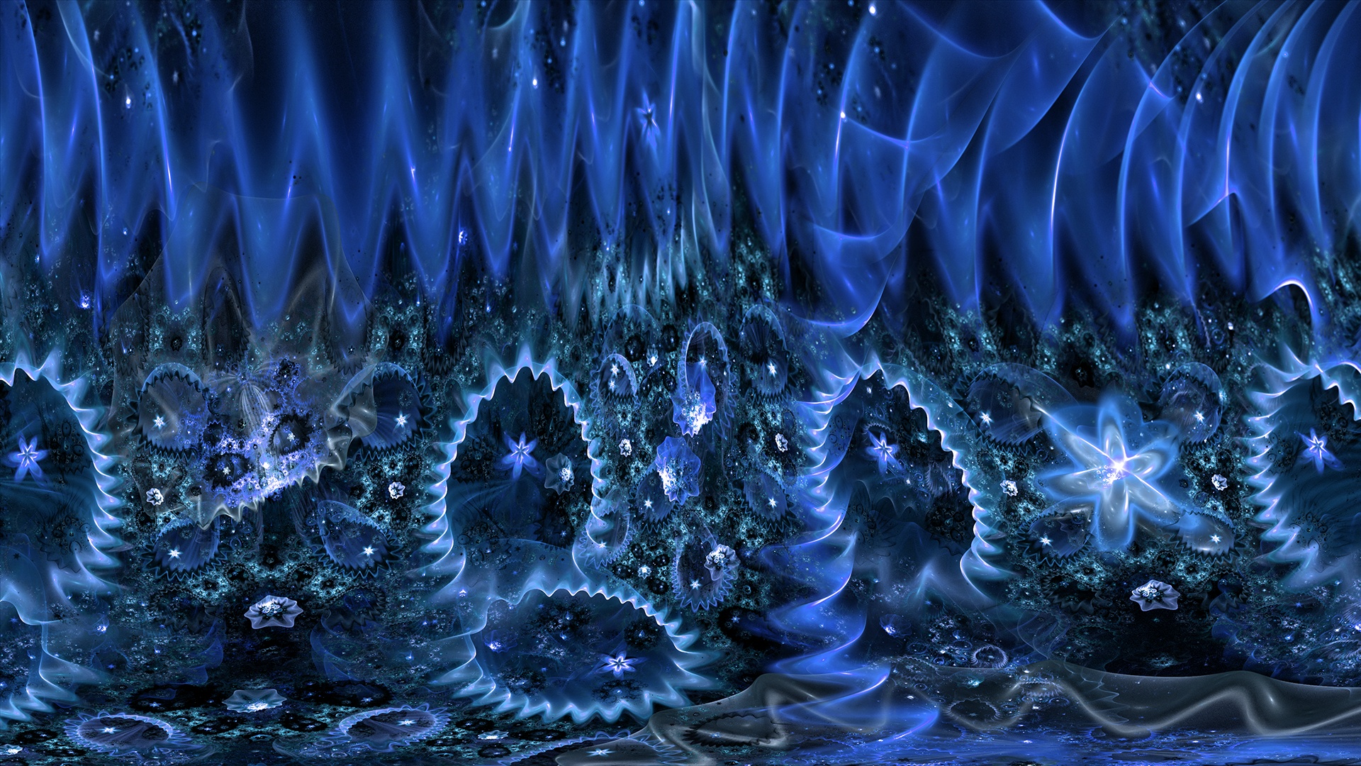 Underwater Blur Fractal Wallpapers