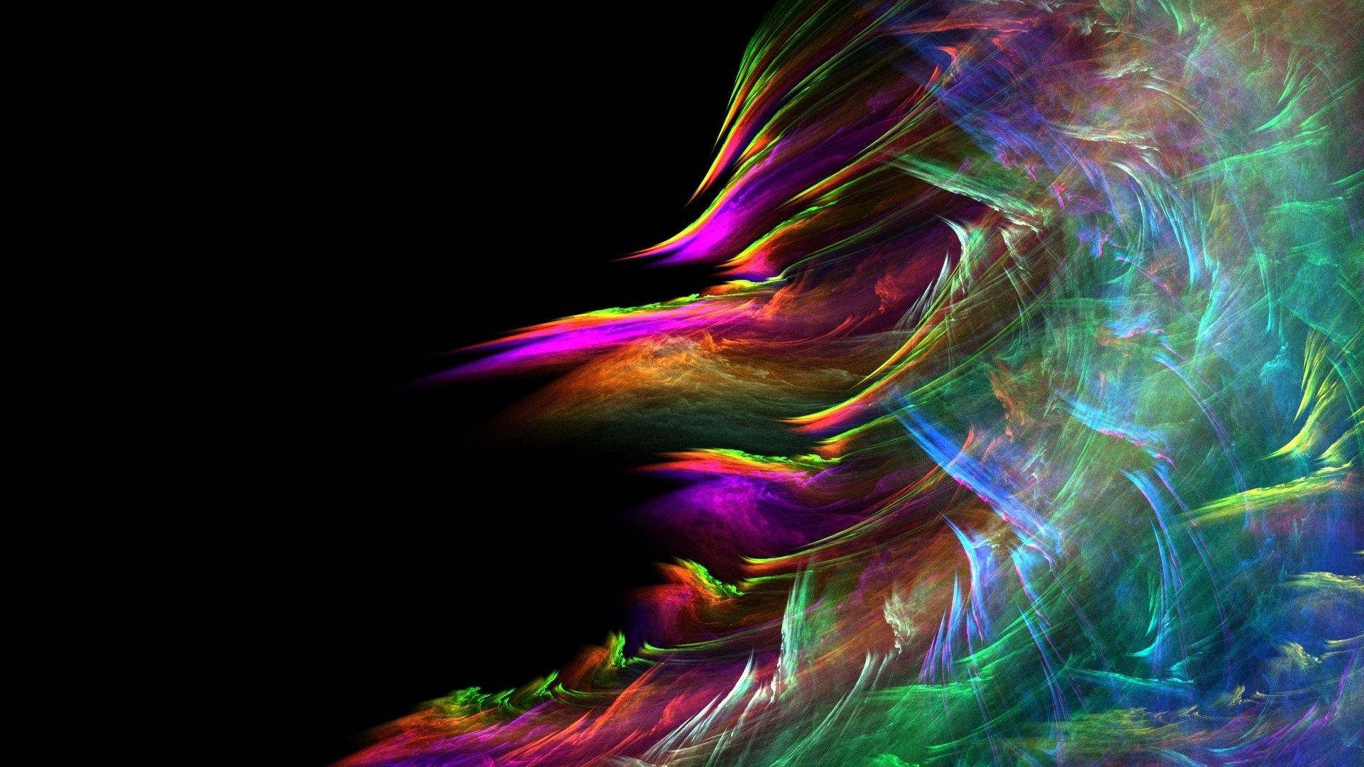 Colorful Wave Fractal Art Wallpapers