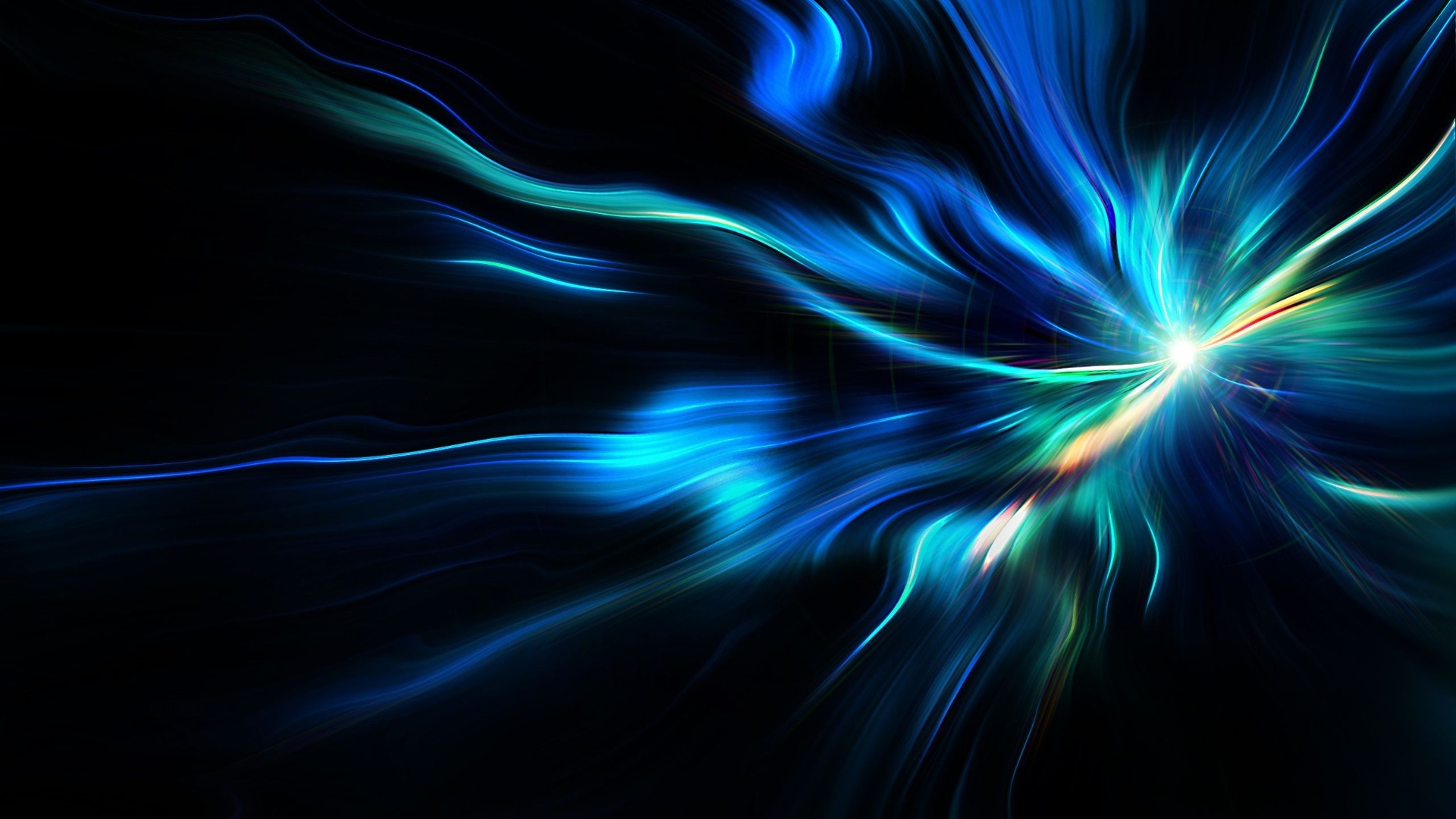 Colorful Wave Fractal Art Wallpapers