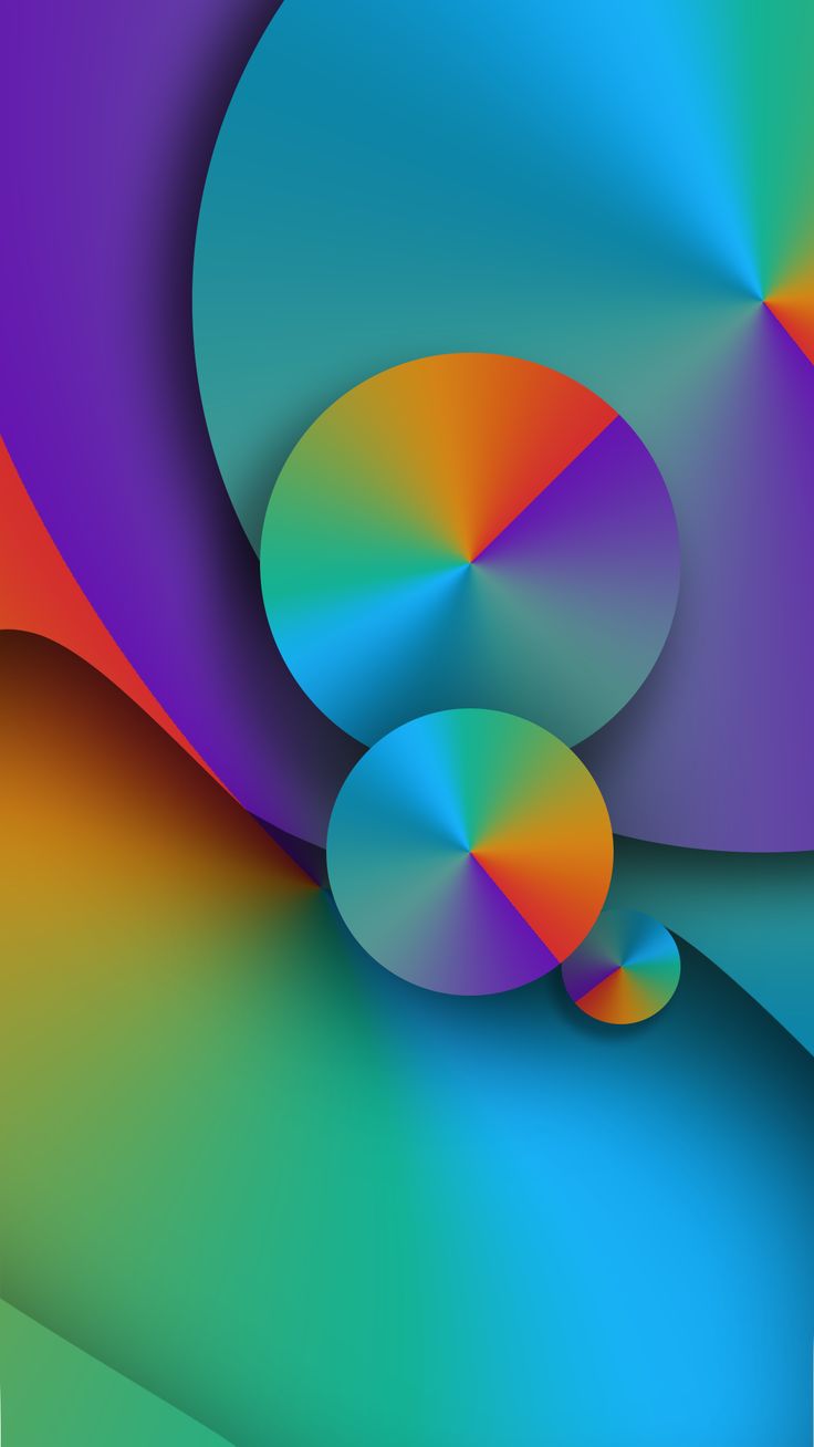 Colourful Abstract Circle Art Wallpapers