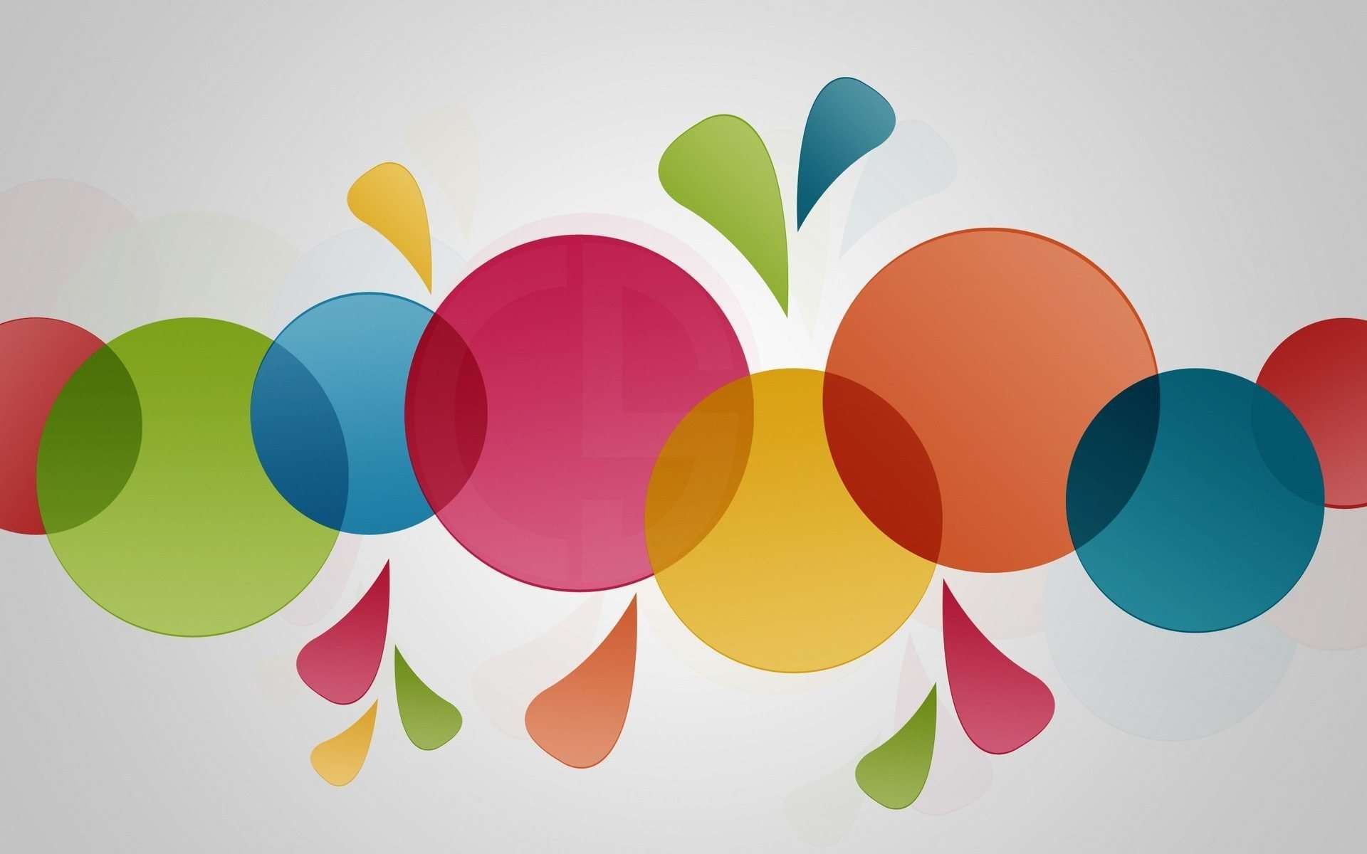 Colourful Abstract Circle Art Wallpapers