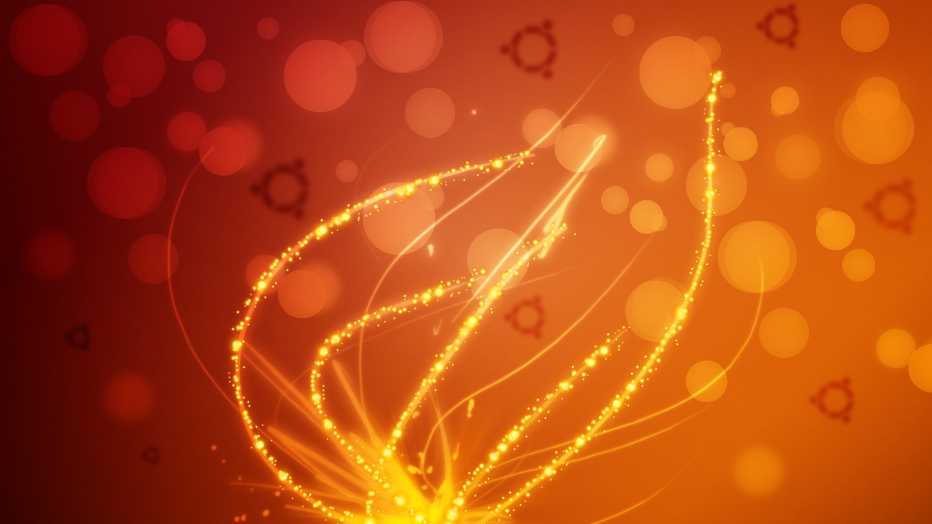 Ubuntu Linux Fire Art Wallpapers