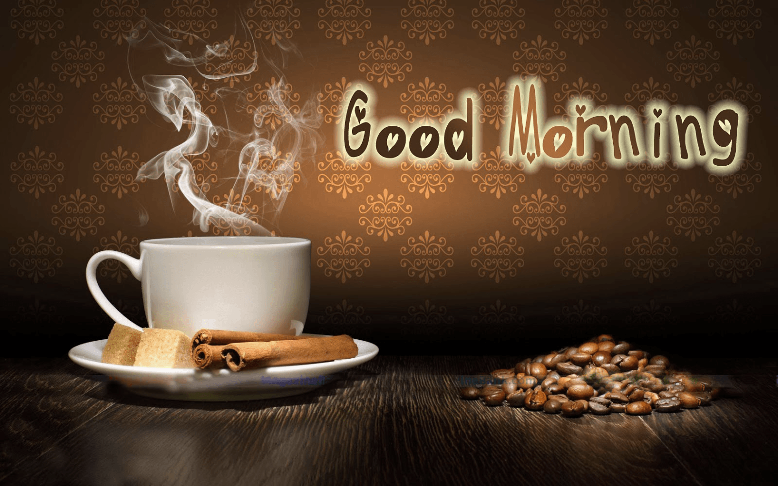 Good Morning Tea Coffee Abstract Illustration Wallpapers