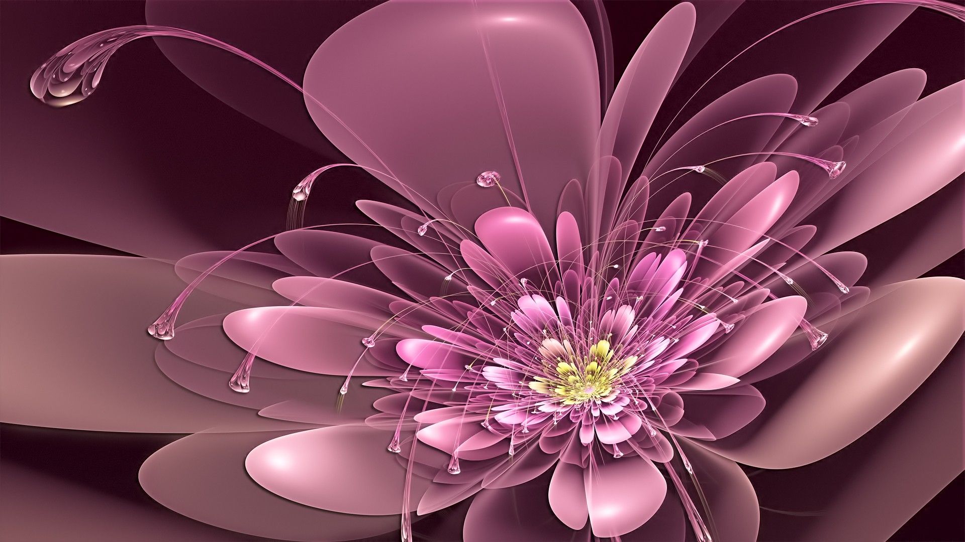 3D Abstract Flower Wallpapers