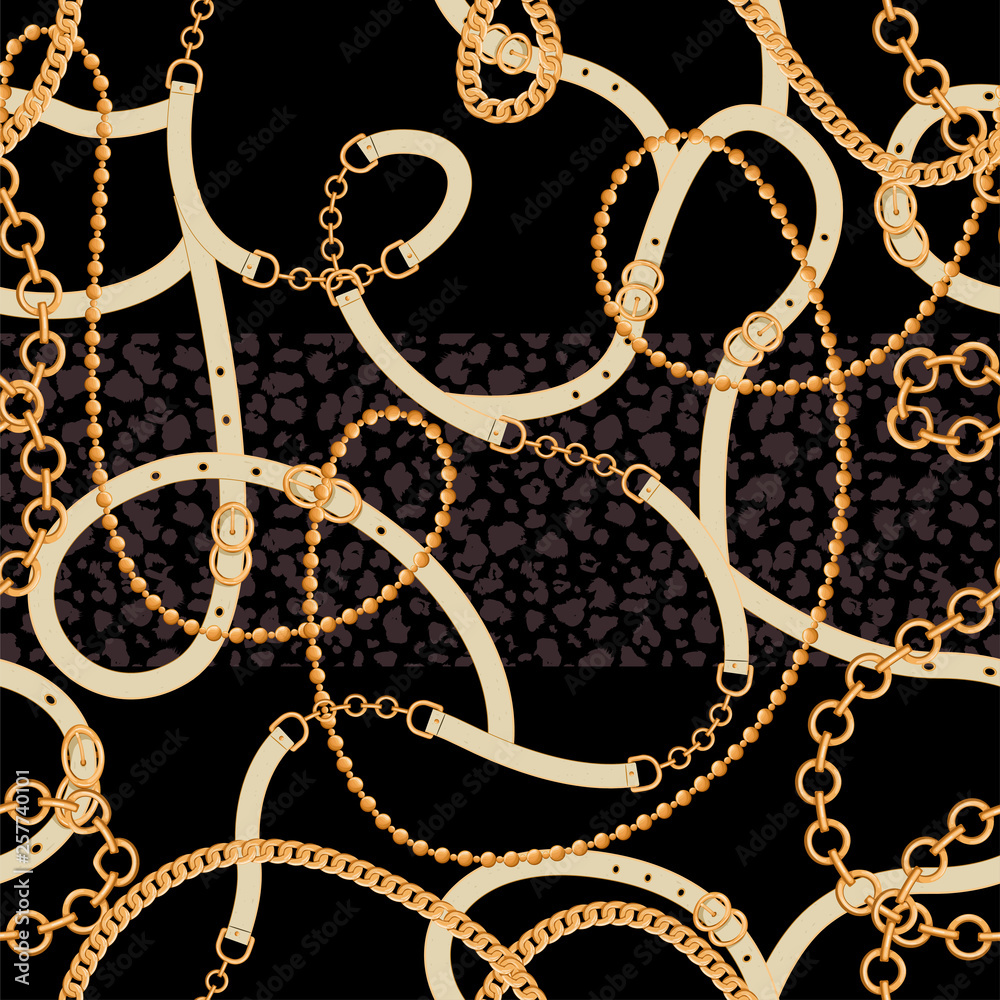 Abstract Golden Belts Wallpapers