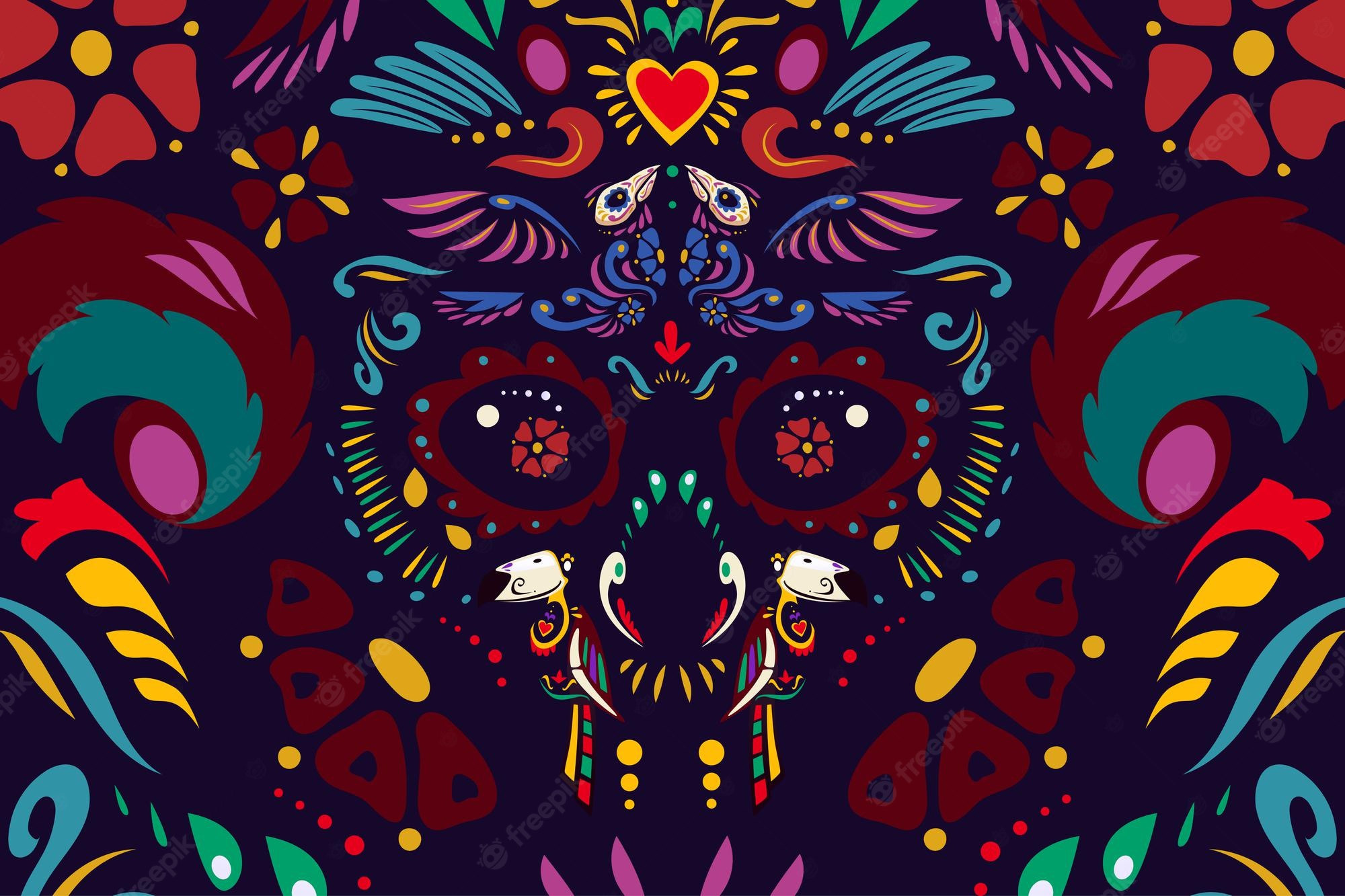 Abstract Colors Flashy Bird Wallpapers