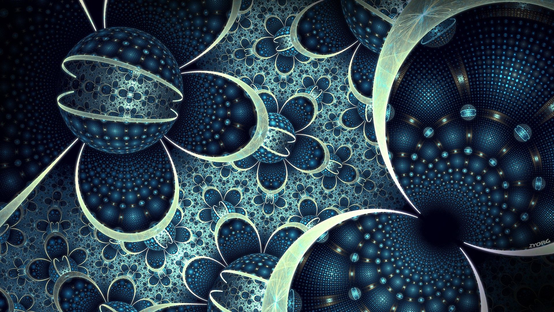 Abstract Fractal Supernov Wallpapers