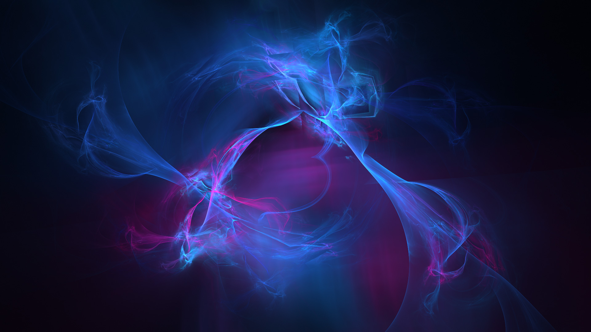 Blue Nebula Digital Art Energy Flame Plasma Space Wallpapers