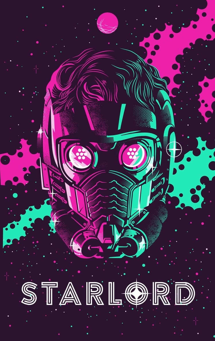 Star Lord Colorful Wallpapers
