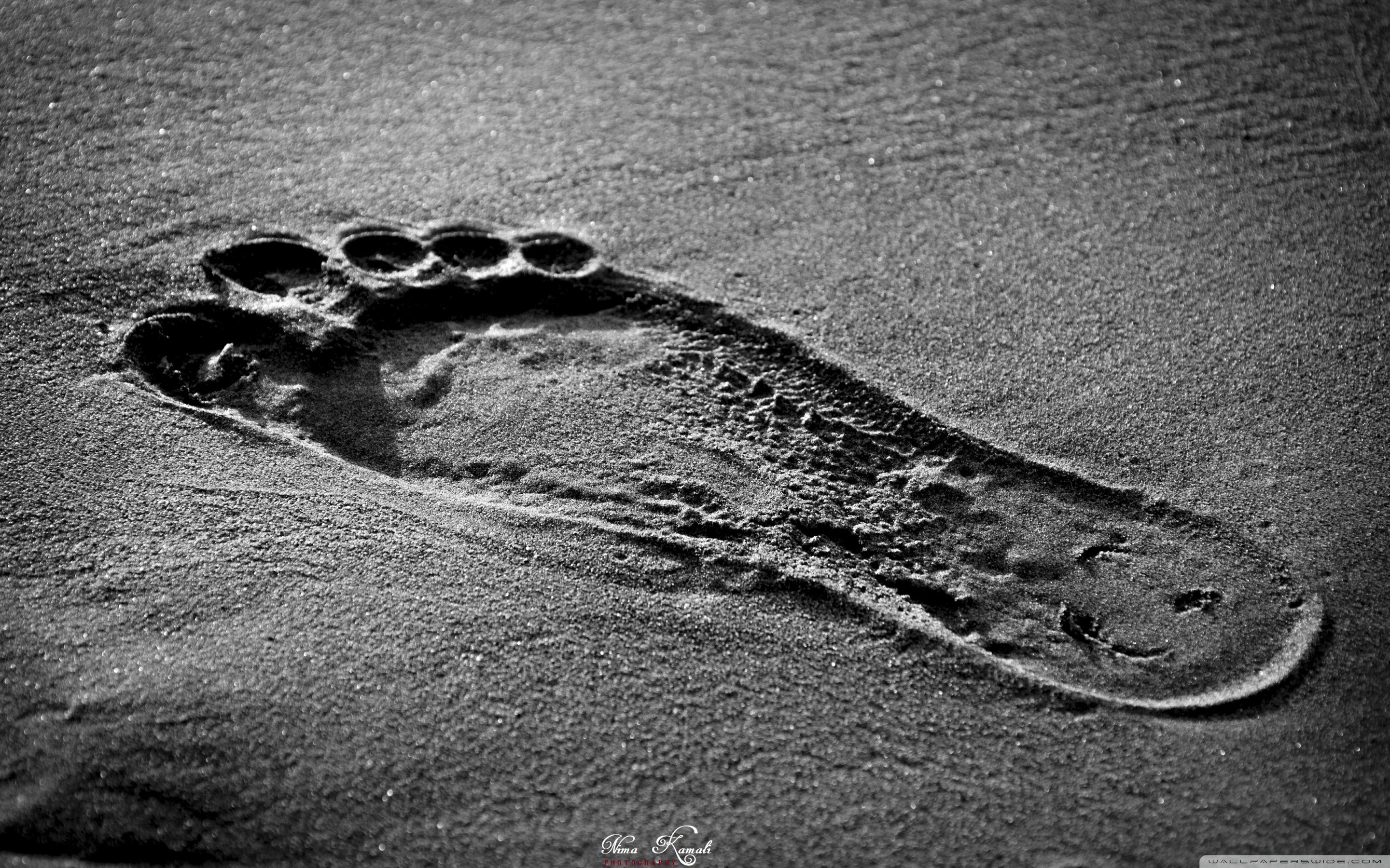 Abstract Footprint Wallpapers