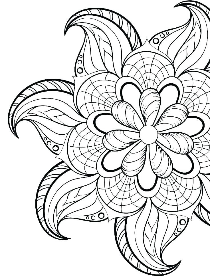 Abstract Adult Coloring Wallpapers