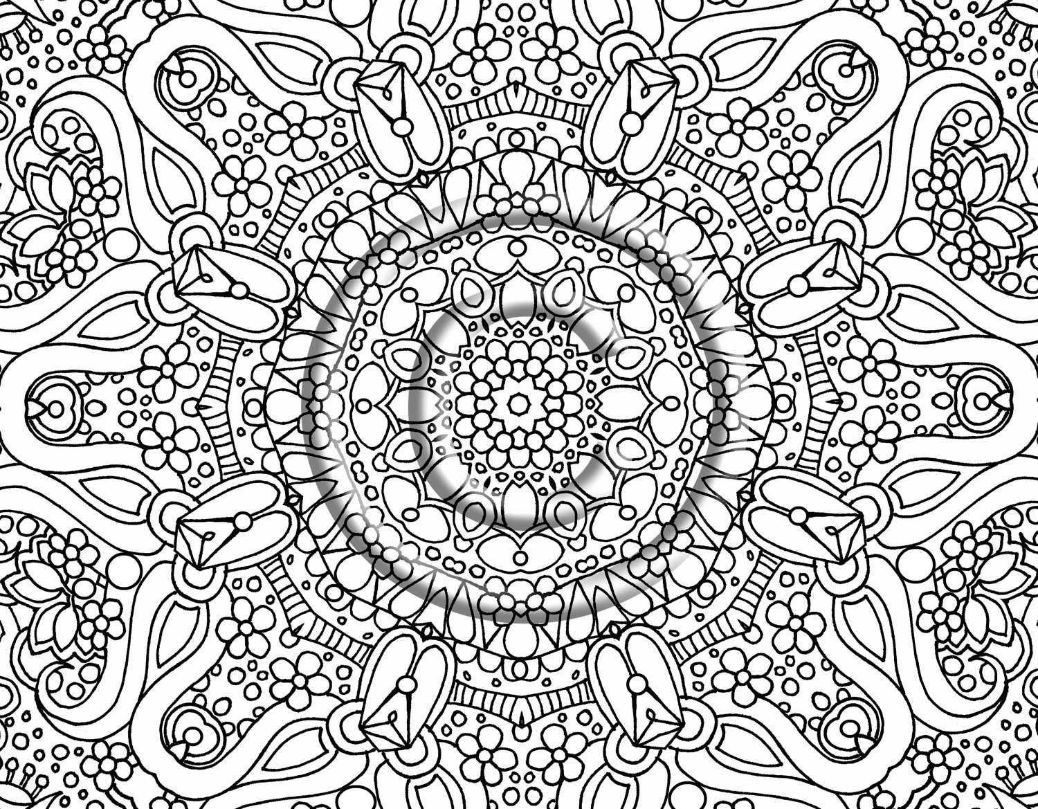 Abstract Adult Coloring Wallpapers