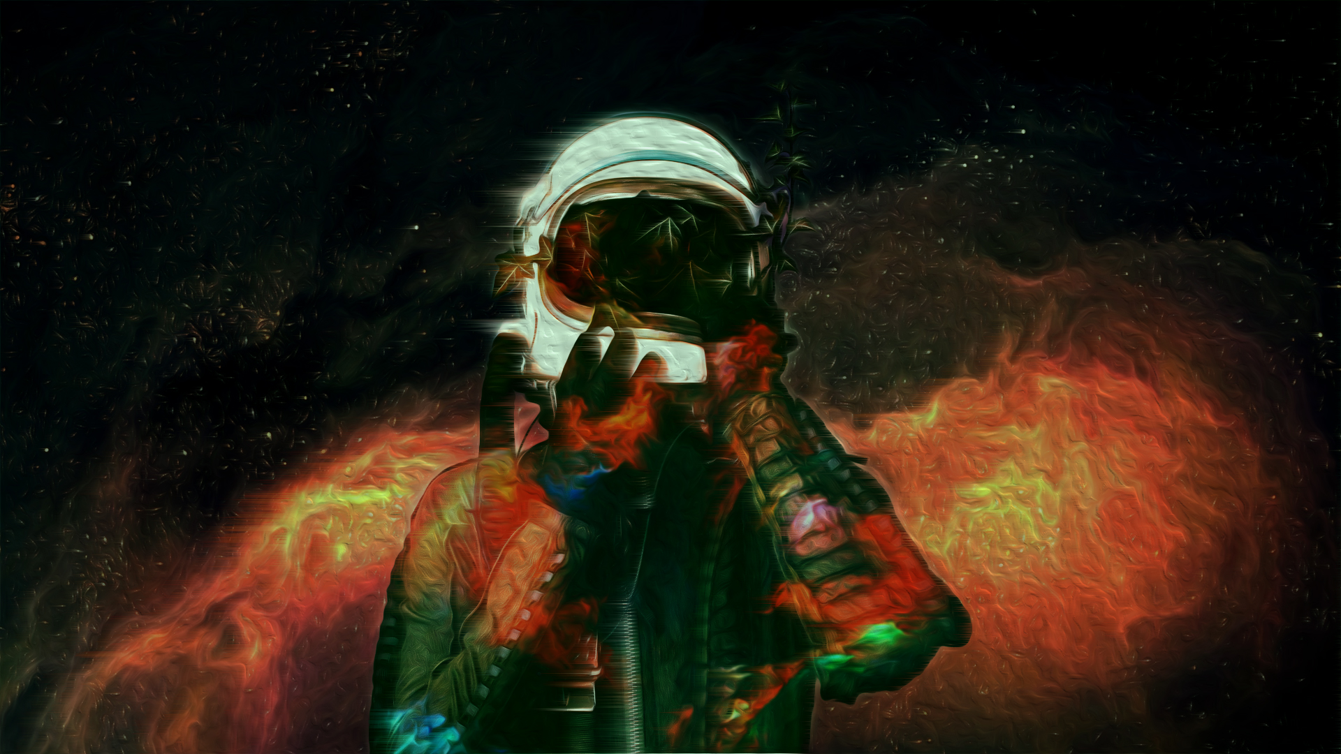 Abstract Astronaut Wallpapers