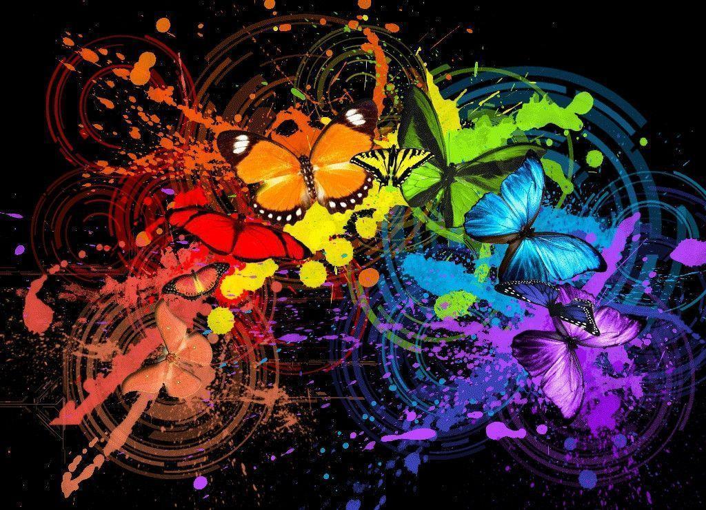 Abstract Butterflies Desktop Wallpapers