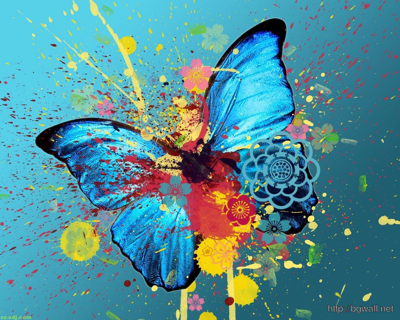 Abstract Butterflies Desktop Wallpapers