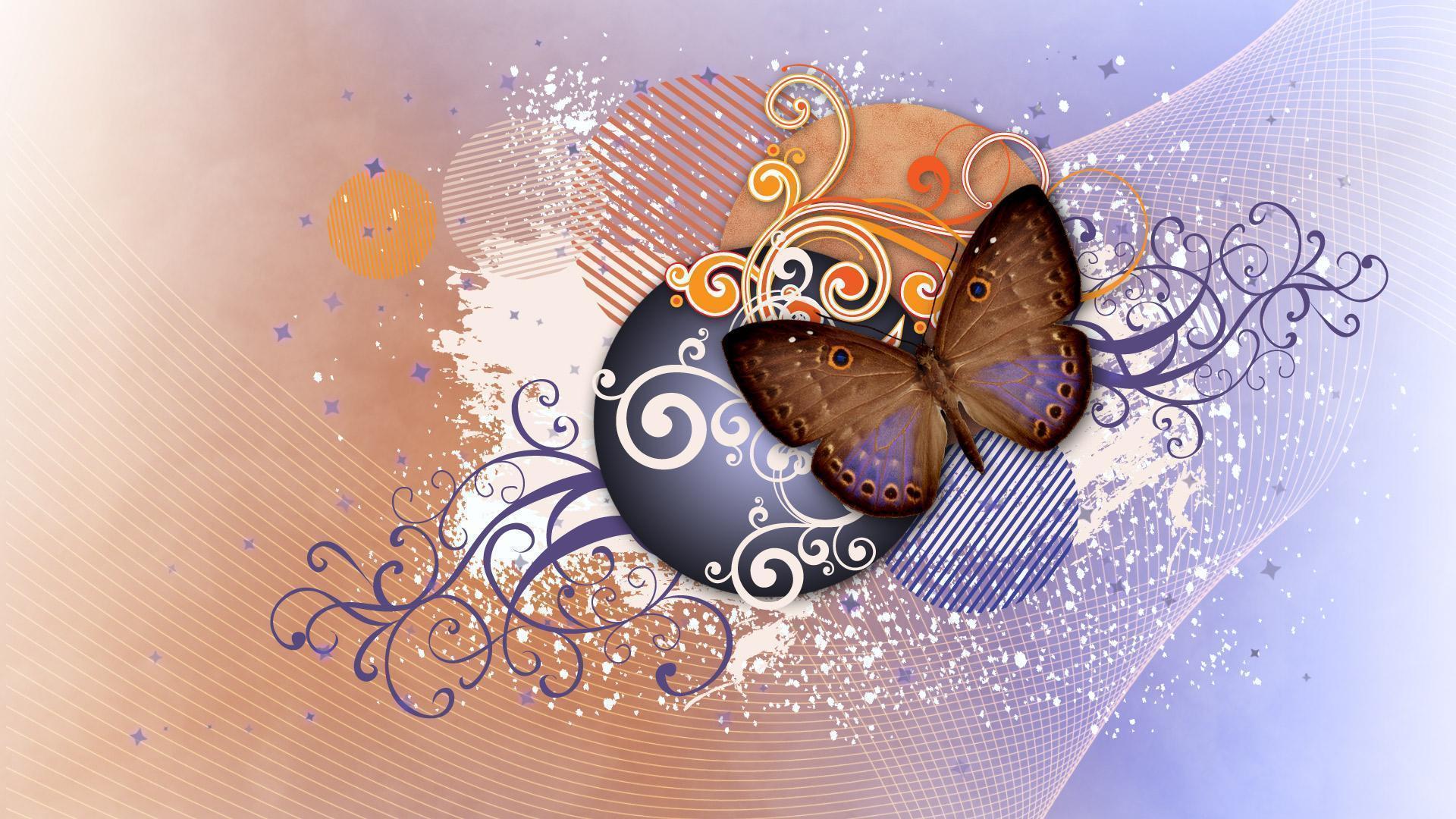 Abstract Butterflies Desktop Wallpapers