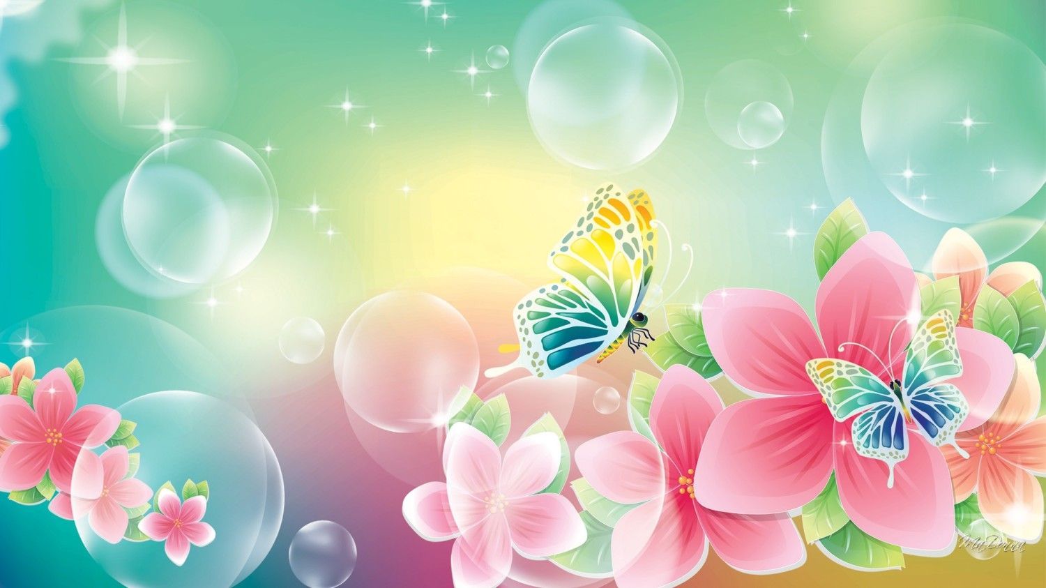 Abstract Butterflies Desktop Wallpapers