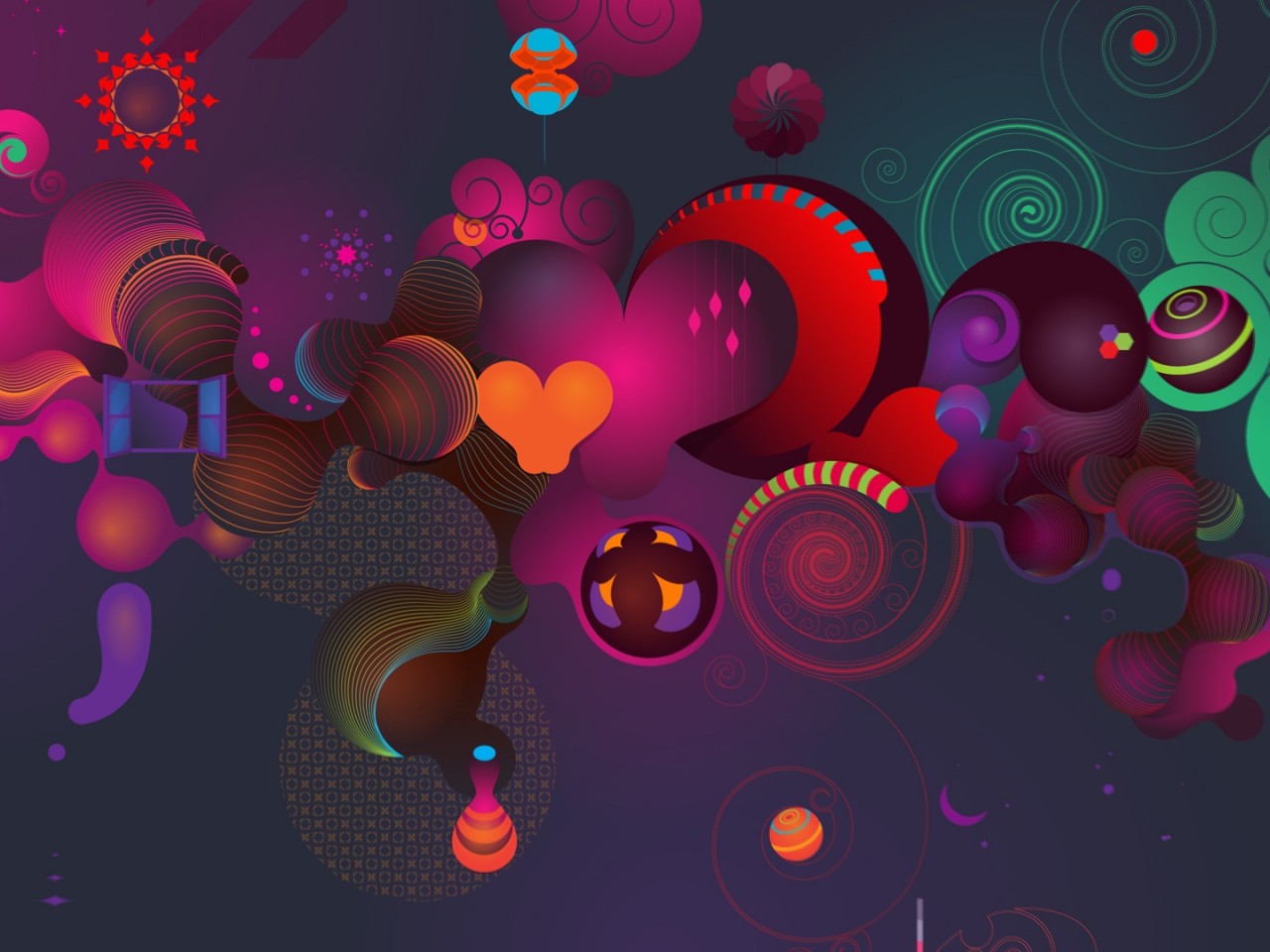 Abstract Cartoon Wallpapers