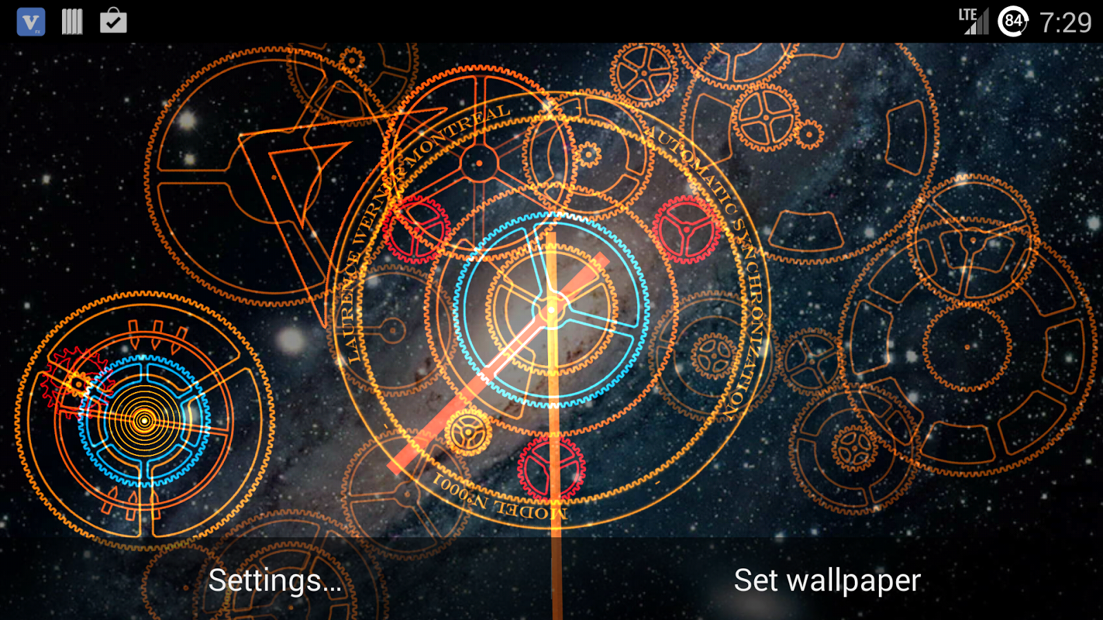 Abstract Clock Wallpapers