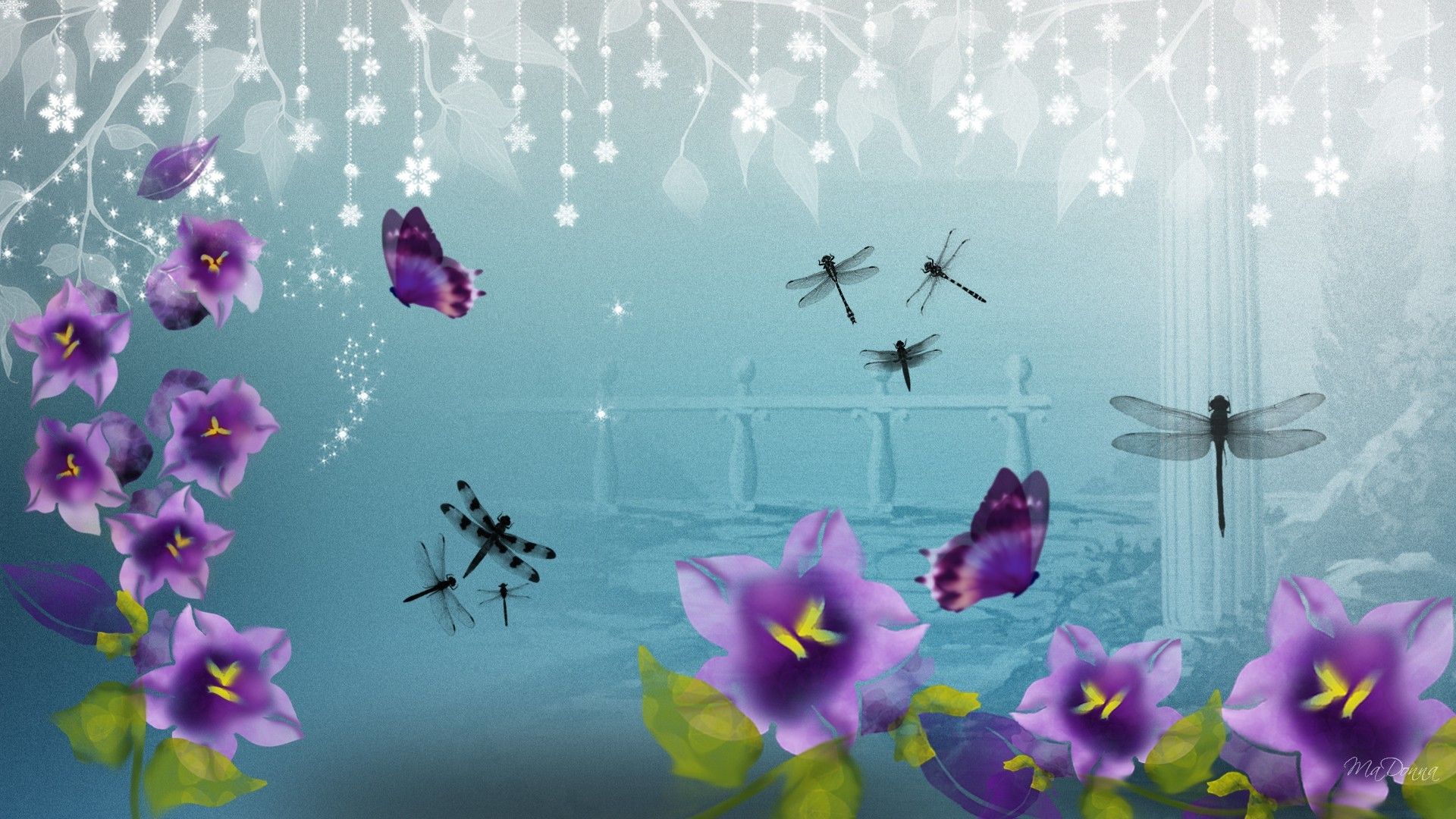 Abstract Dragonfly Wallpapers