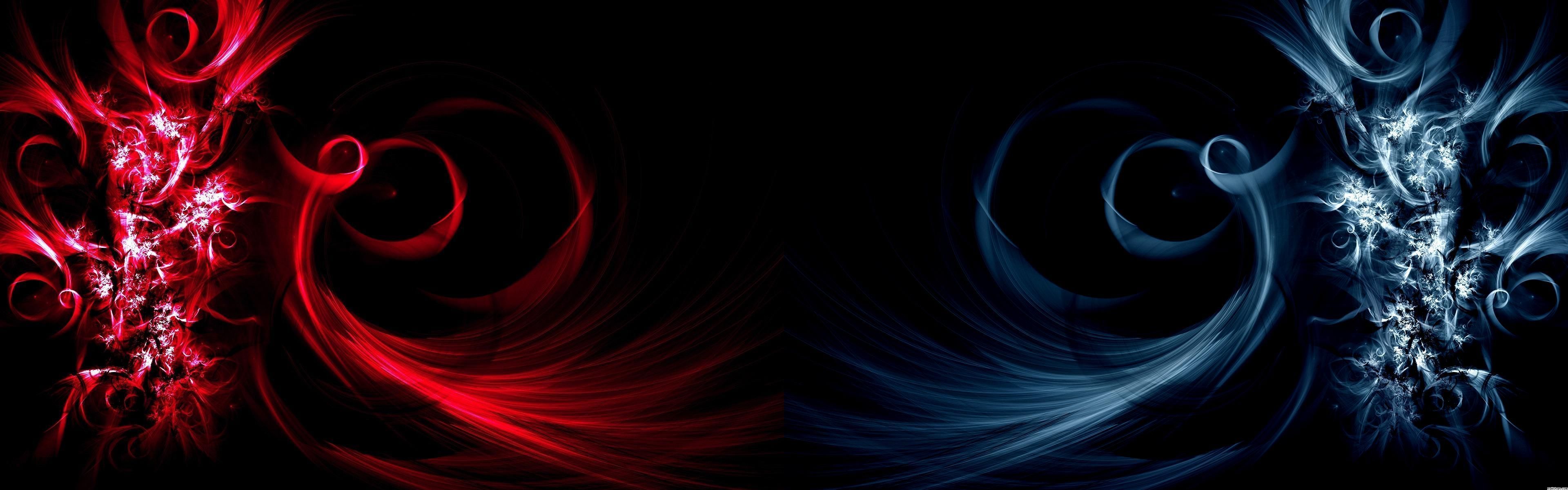 Abstract Dual Screen Wallpapers