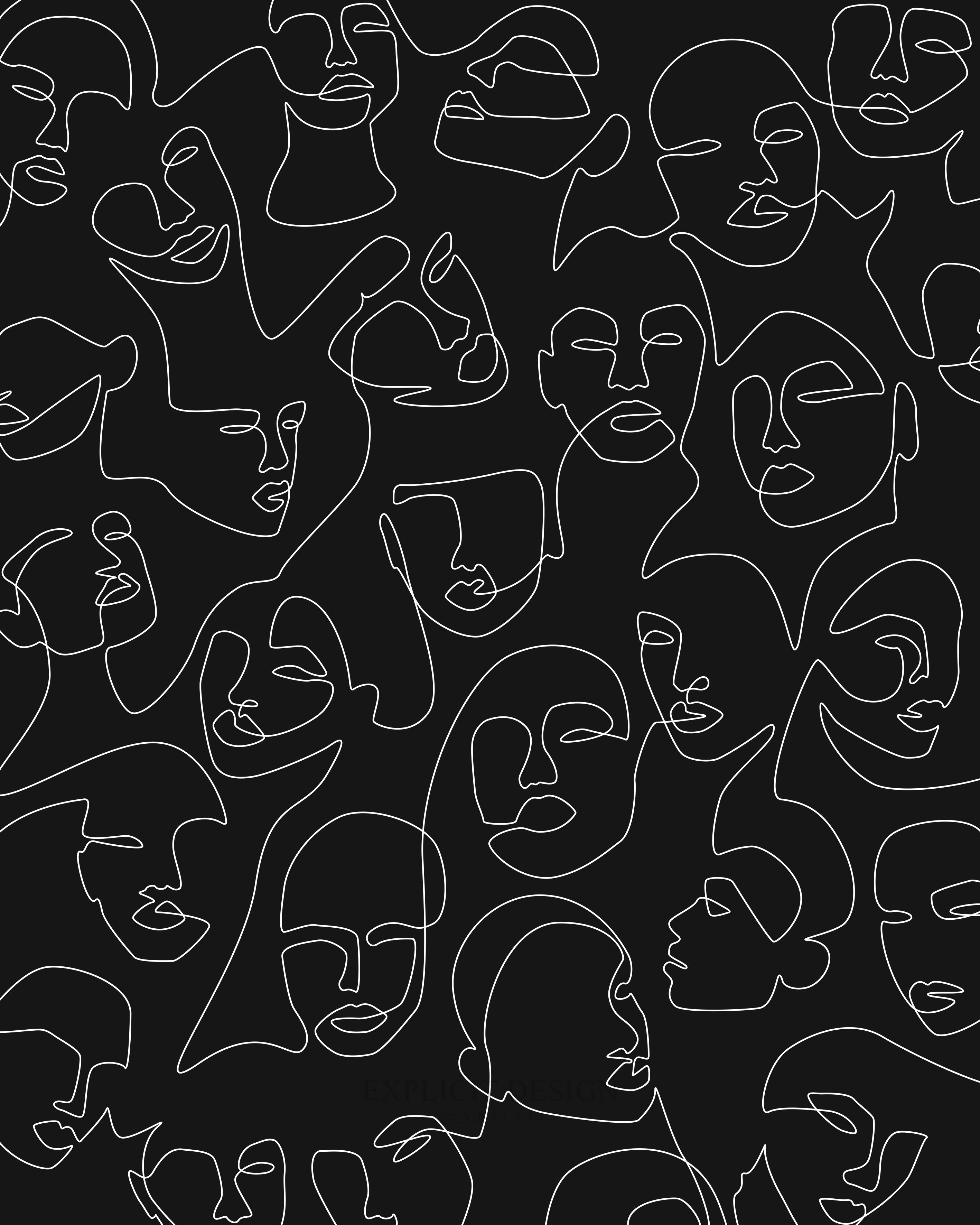 Abstract Faces Wallpapers