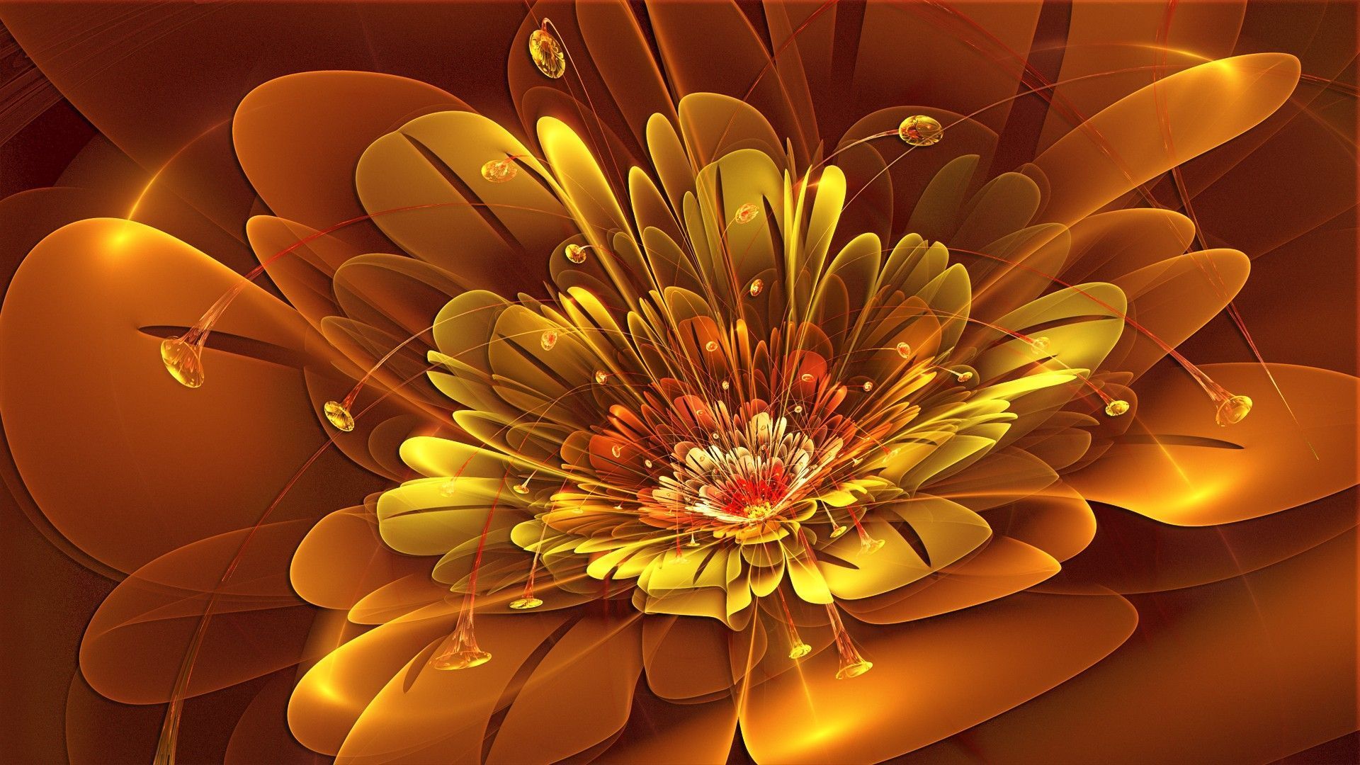 Abstract Floral Desktop Wallpapers