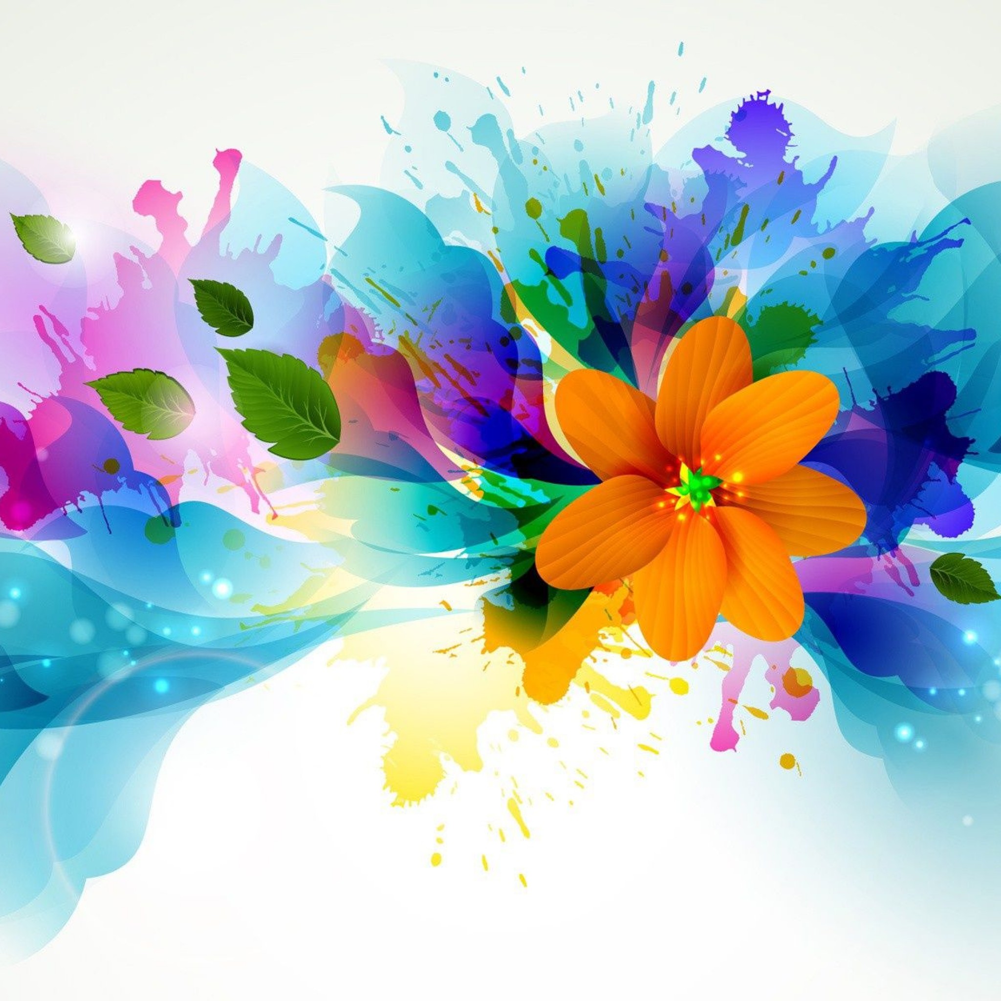 Abstract Flower Wallpapers