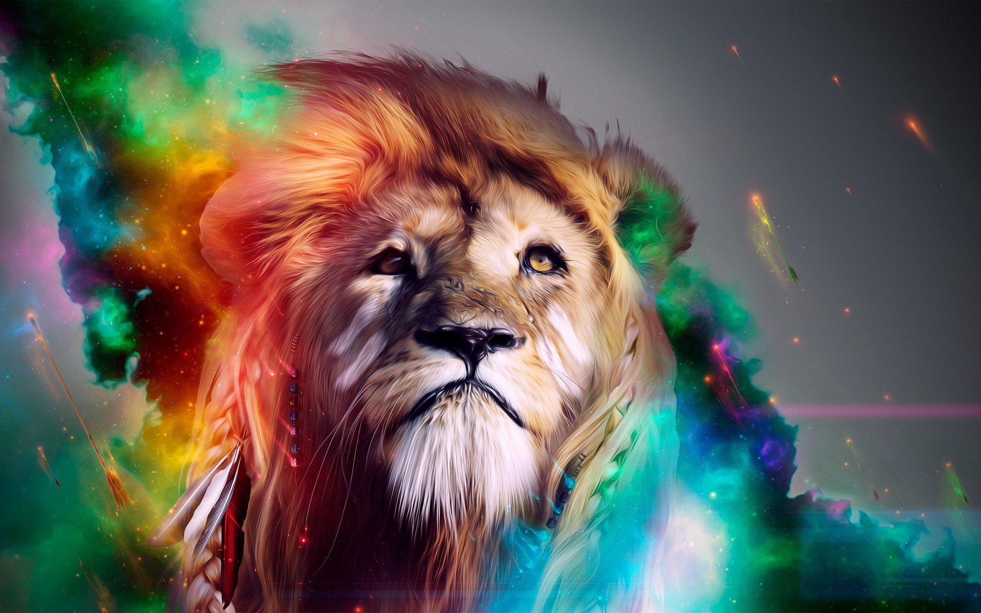 Abstract Lion Wallpapers