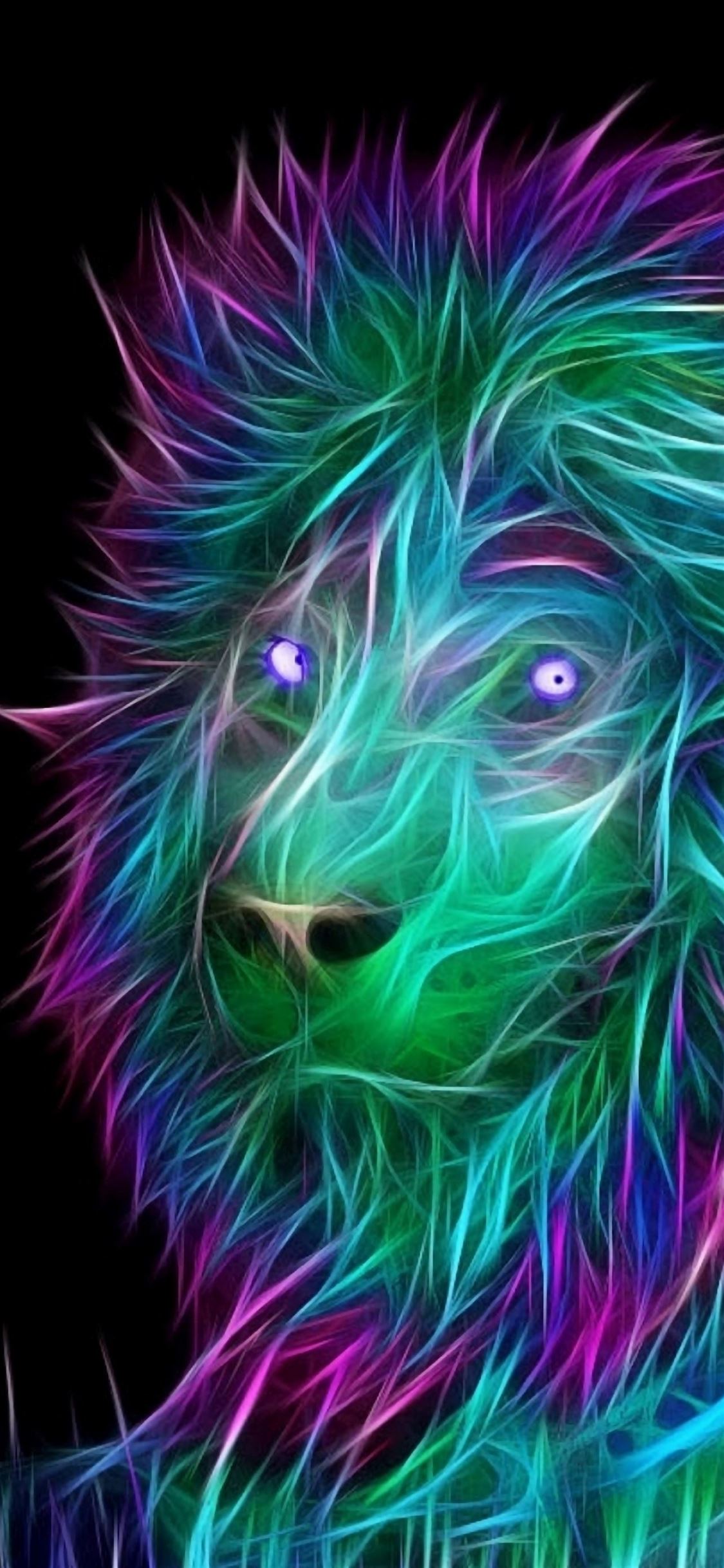 Abstract Lion Art Desktop Wallpapers